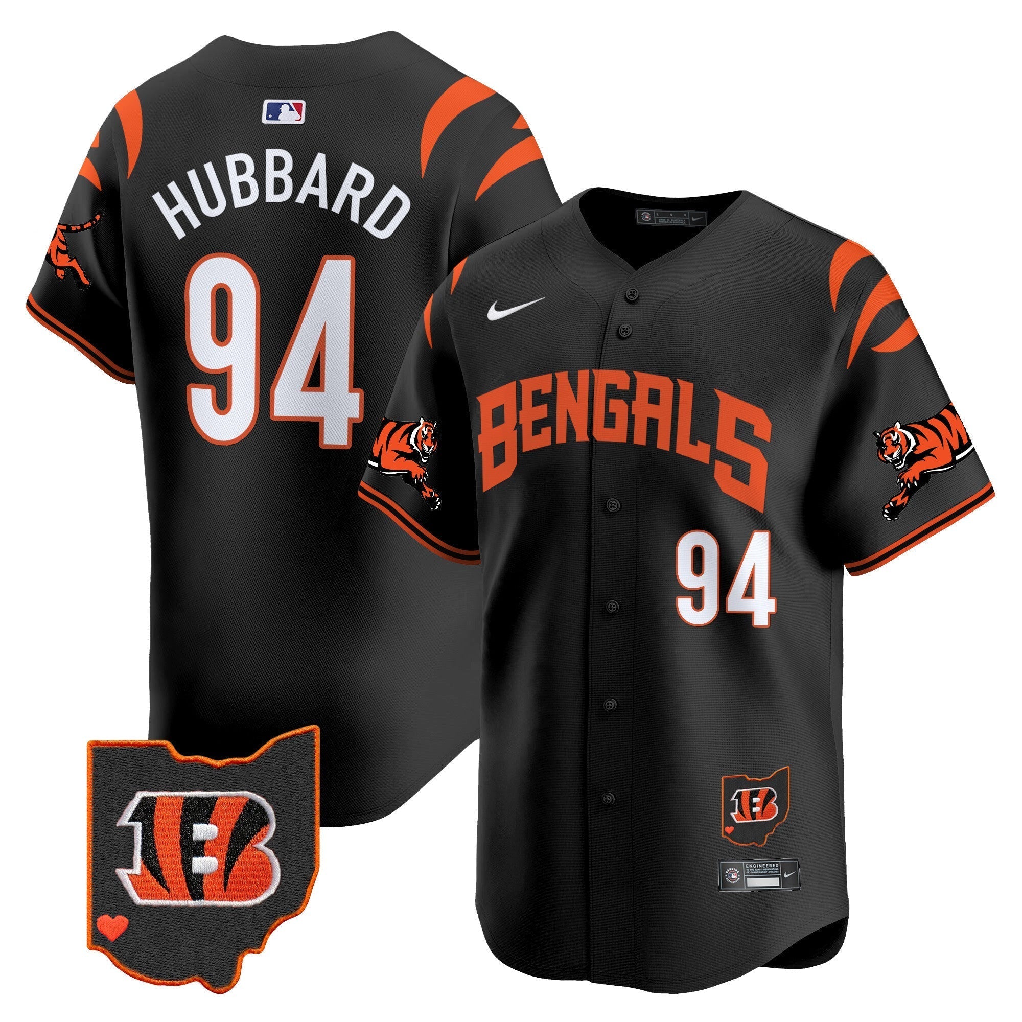 Bengals Vapor Premier Limited Jersey - Stitched