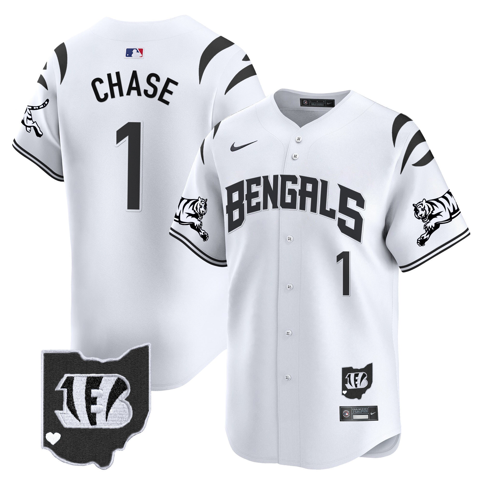Bengals Vapor Premier Limited Jersey - Stitched