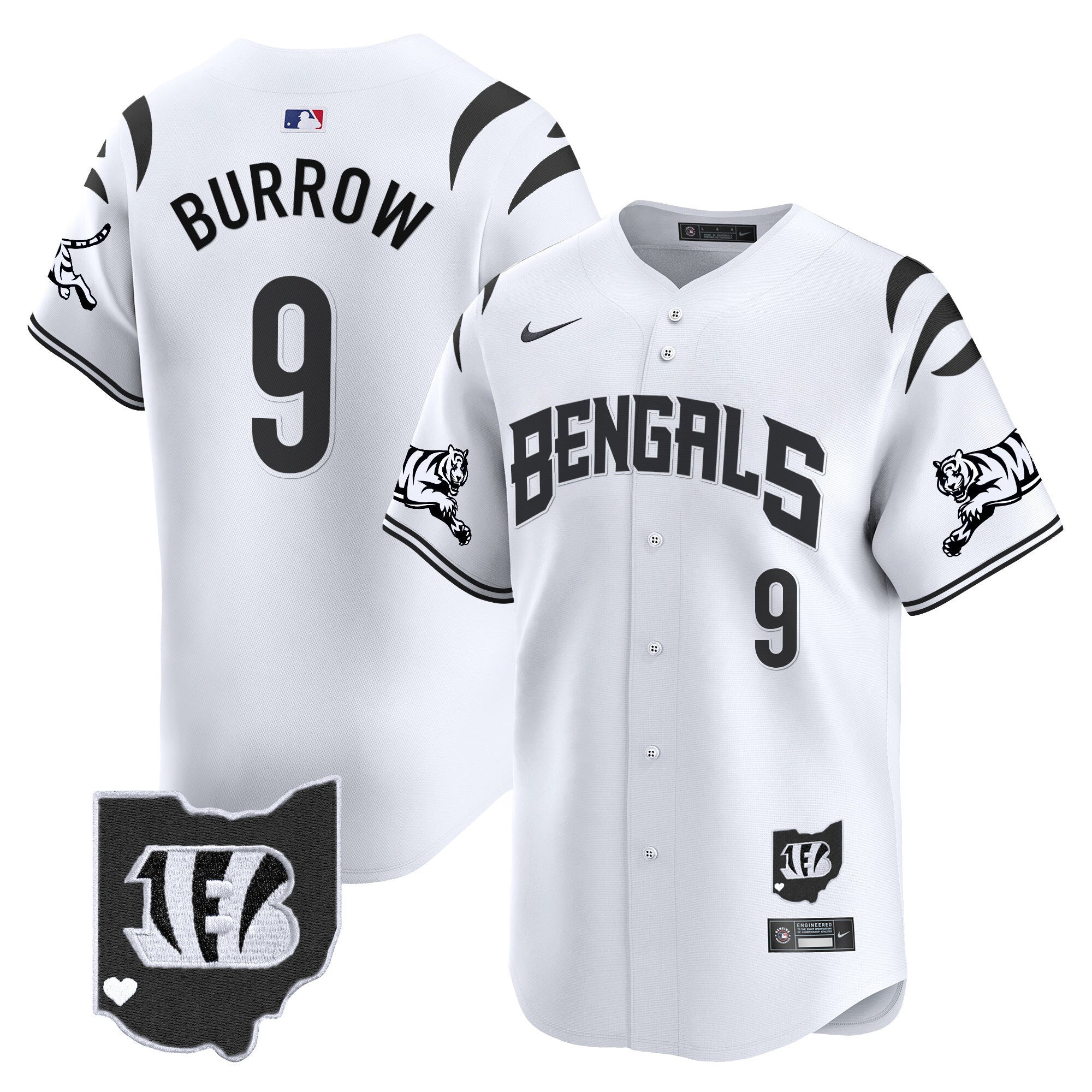 Bengals Vapor Premier Limited Jersey - Stitched