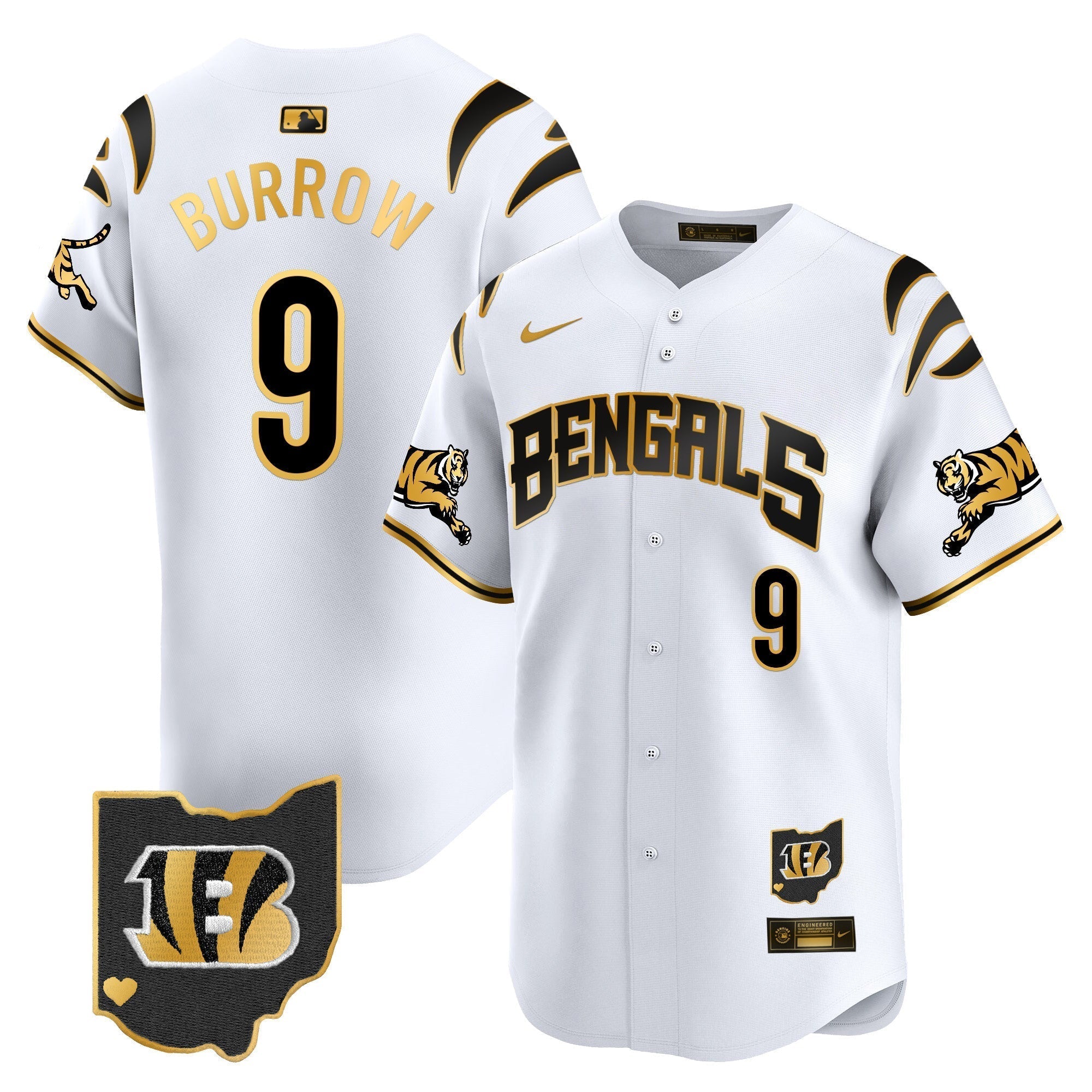 Bengals Vapor Premier Limited Jersey - Stitched