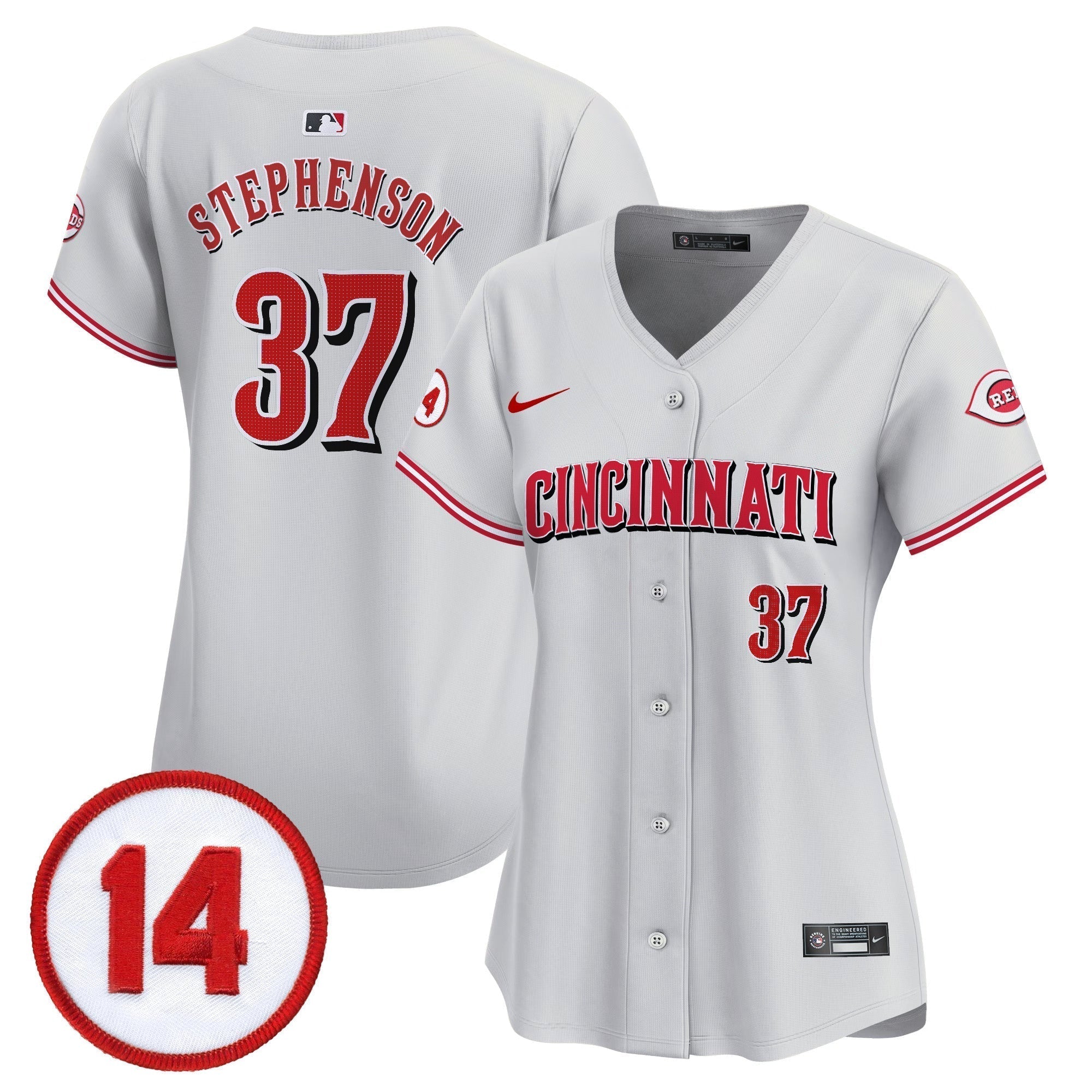 WoCincinnati Reds Pete Rose Patch Vapor Premier Limited Jersey - Stitched
