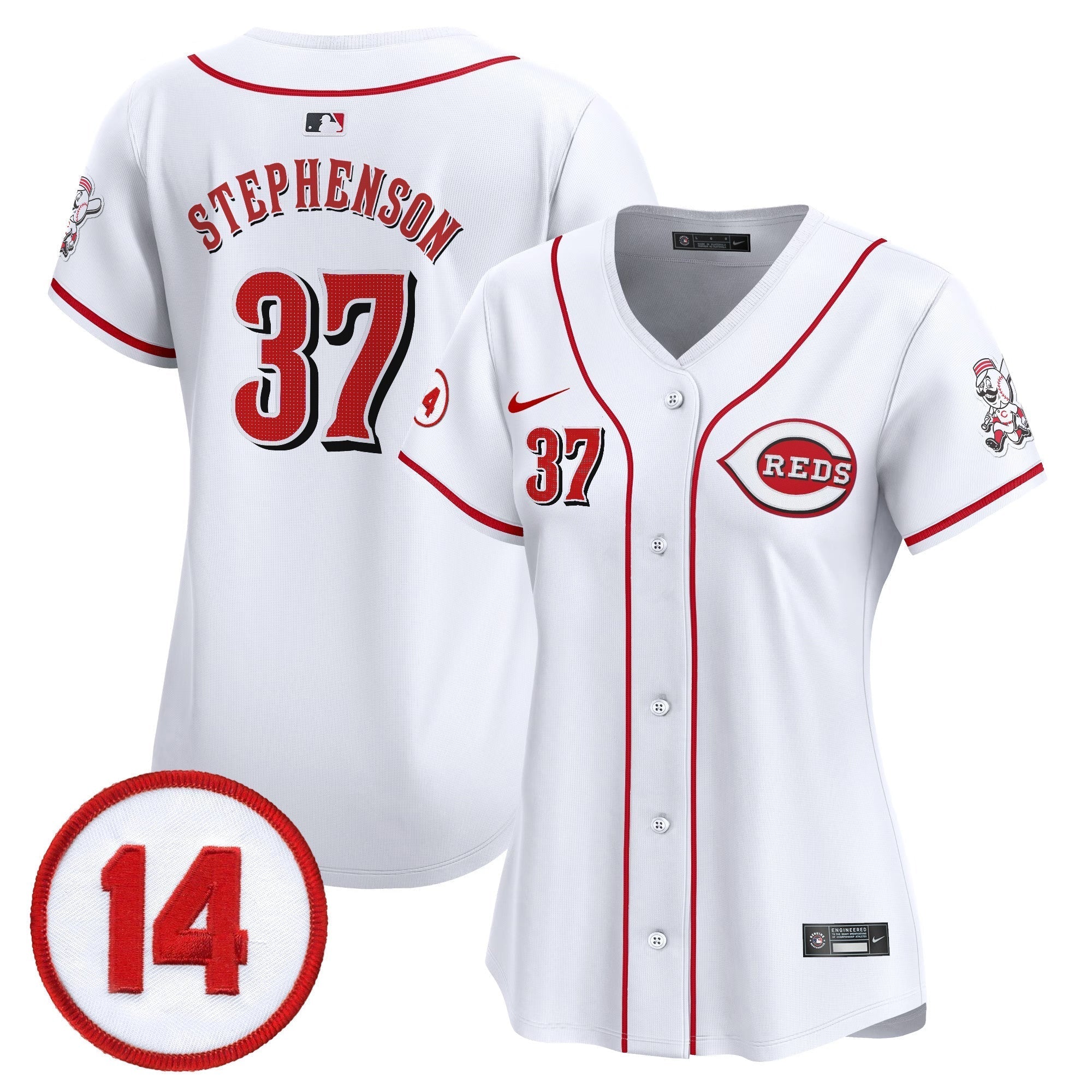 WoCincinnati Reds Pete Rose Patch Vapor Premier Limited Jersey - Stitched