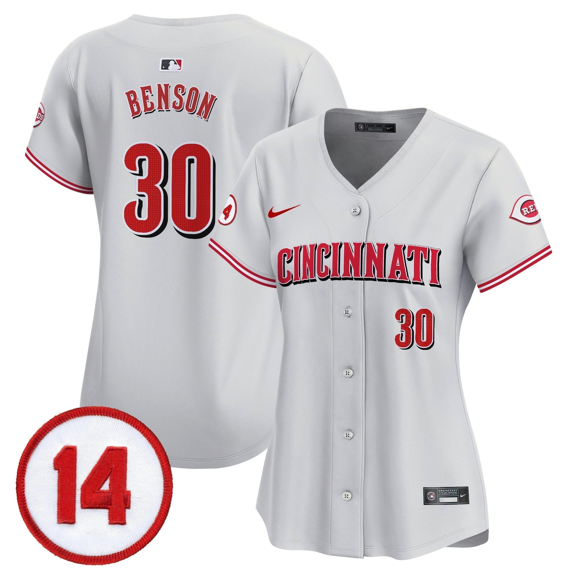 WoCincinnati Reds Pete Rose Patch Vapor Premier Limited Jersey - Stitched