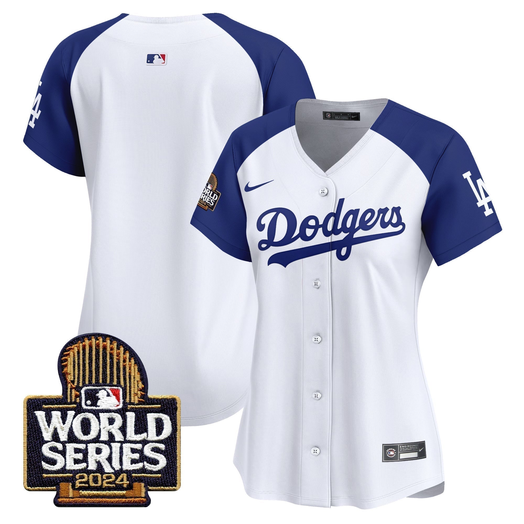 Women Dodgers 2024 World Series Vapor Premier Limited Jersey - Stitched