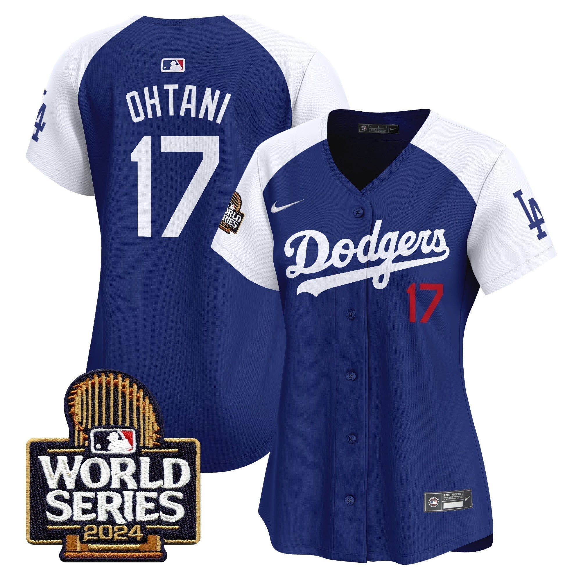 Women Dodgers 2024 World Series Vapor Premier Limited Jersey - Stitched