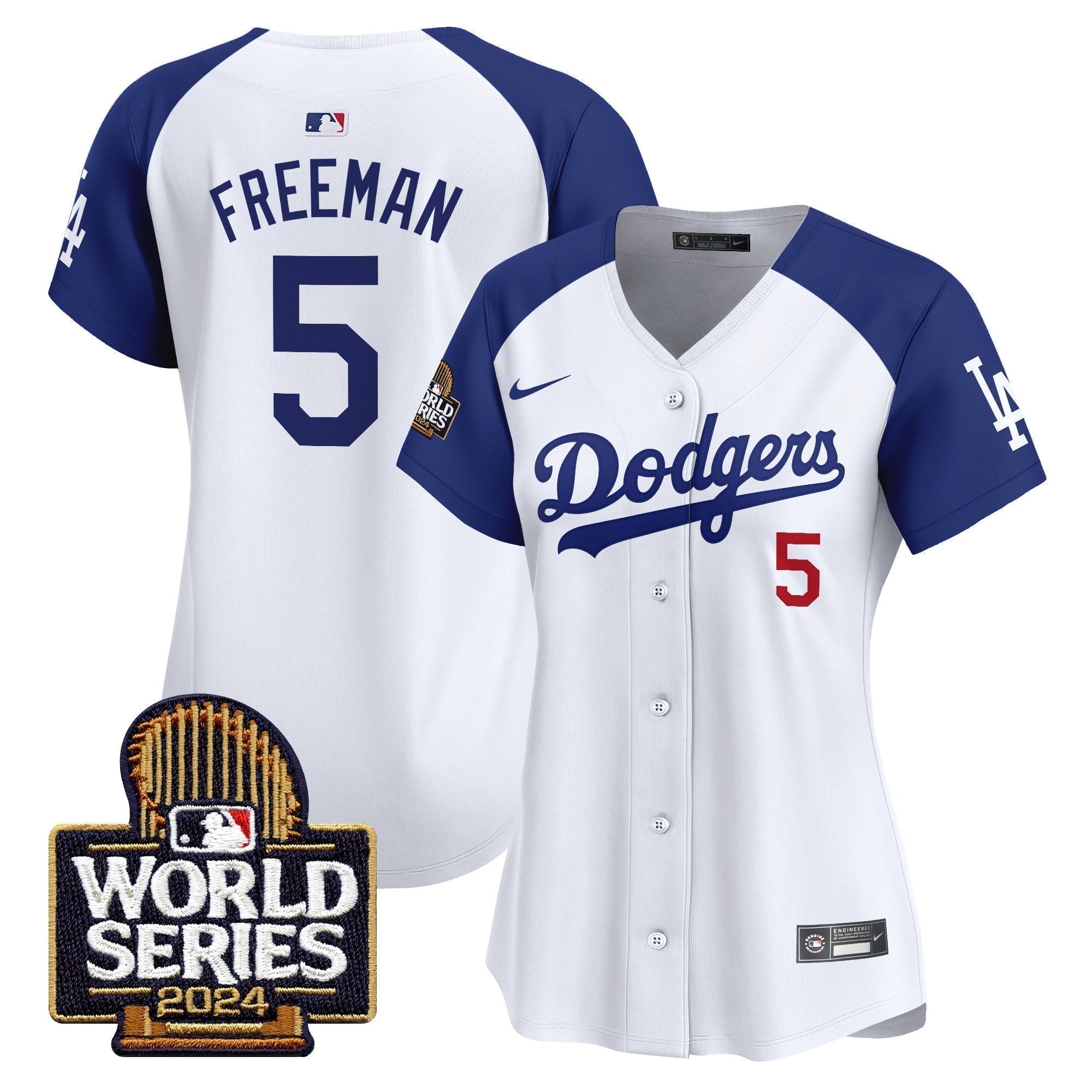 Women Dodgers 2024 World Series Vapor Premier Limited Jersey - Stitched