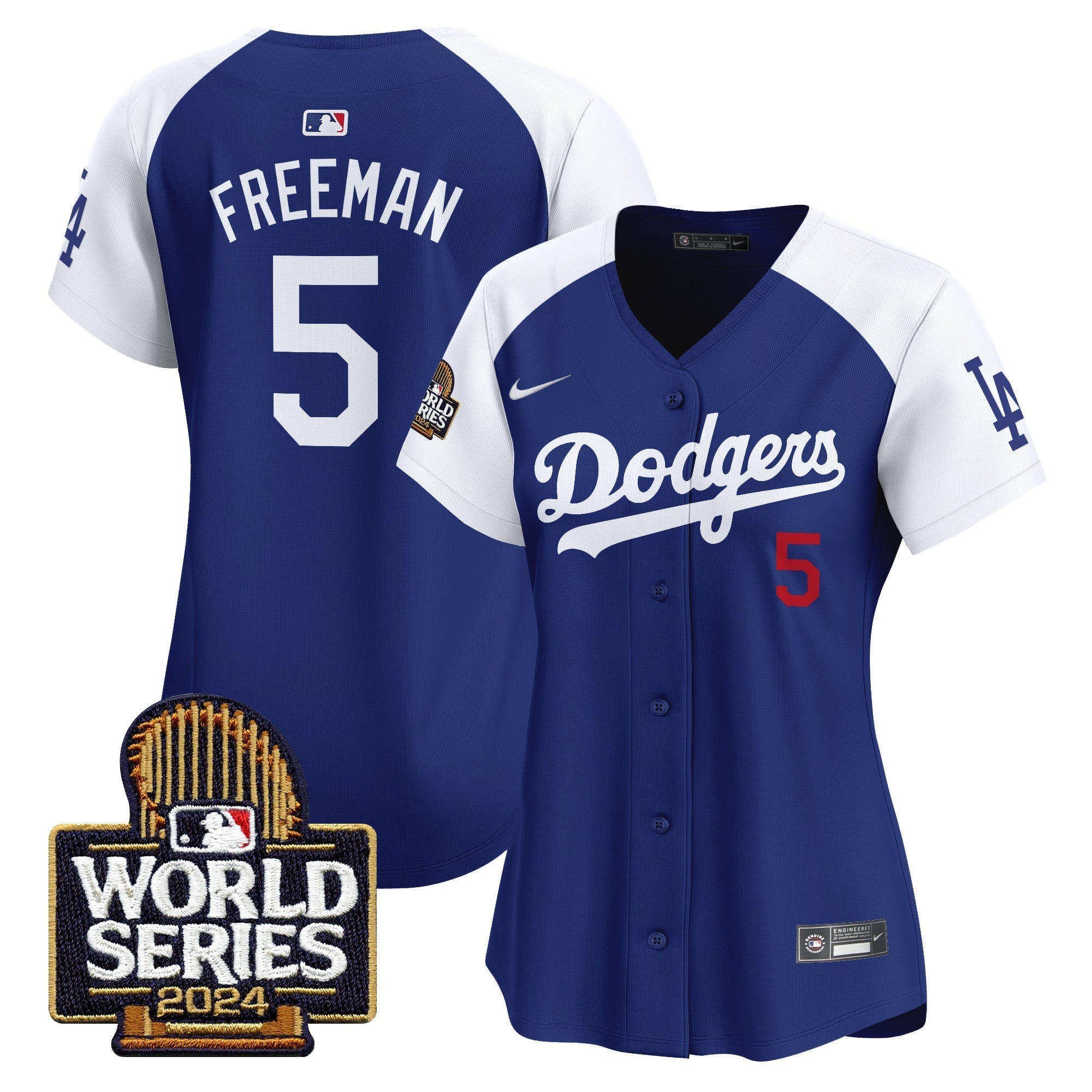Women Dodgers 2024 World Series Vapor Premier Limited Jersey - Stitched