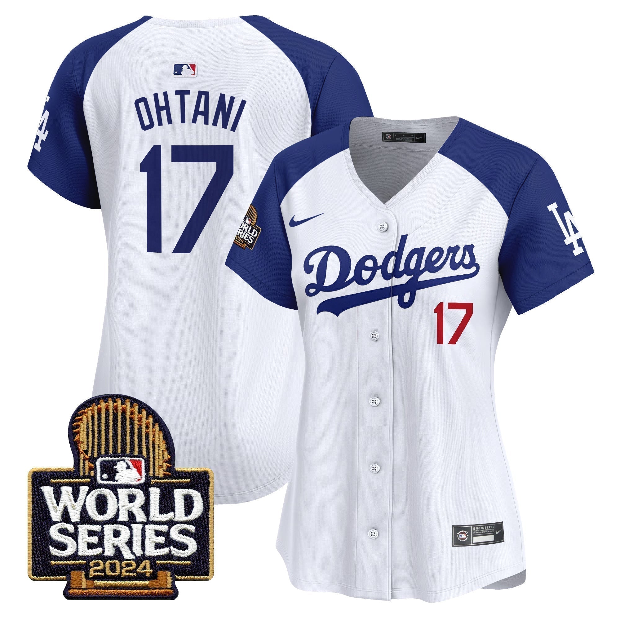 Women Dodgers 2024 World Series Vapor Premier Limited Jersey - Stitched