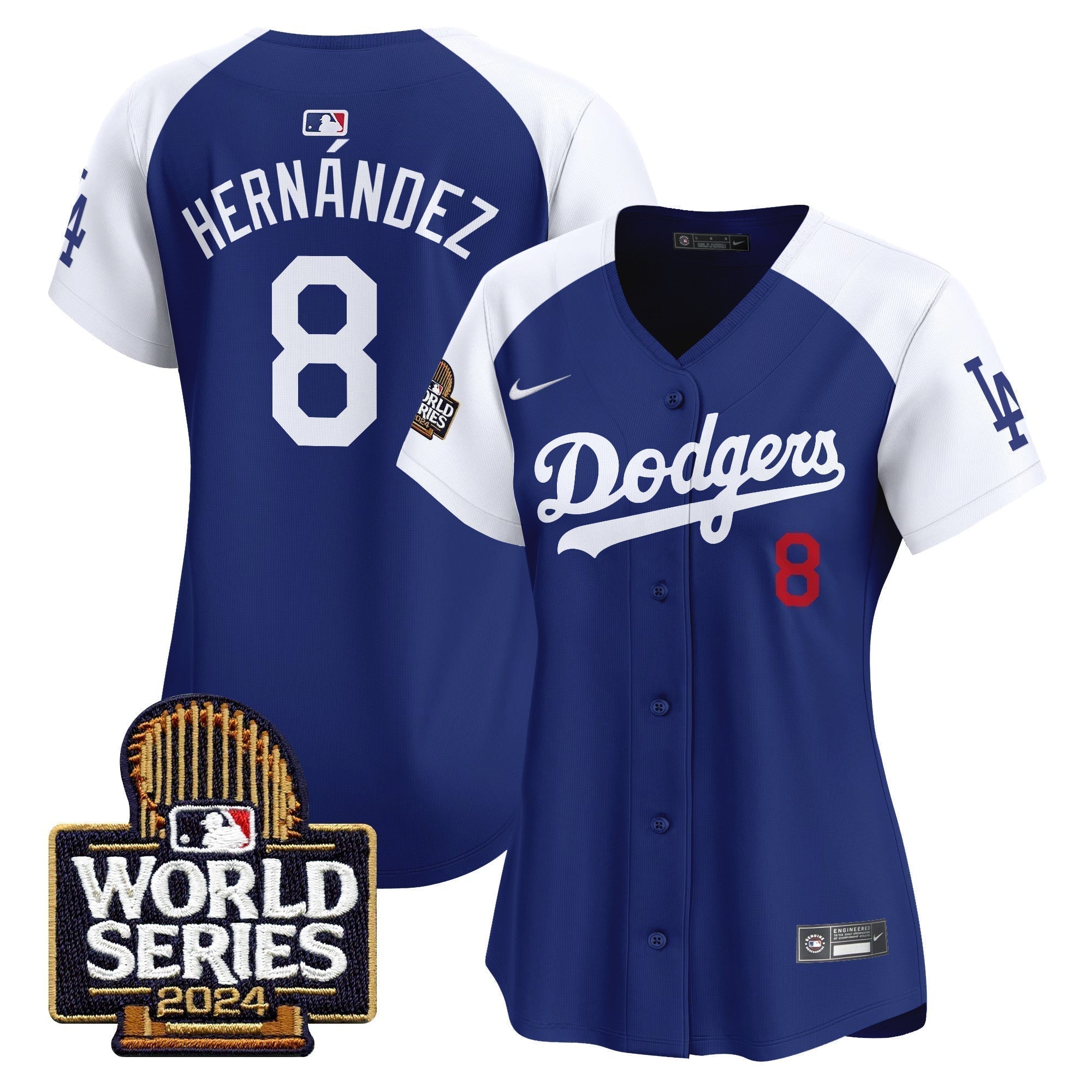 Women Dodgers 2024 World Series Vapor Premier Limited Jersey - Stitched