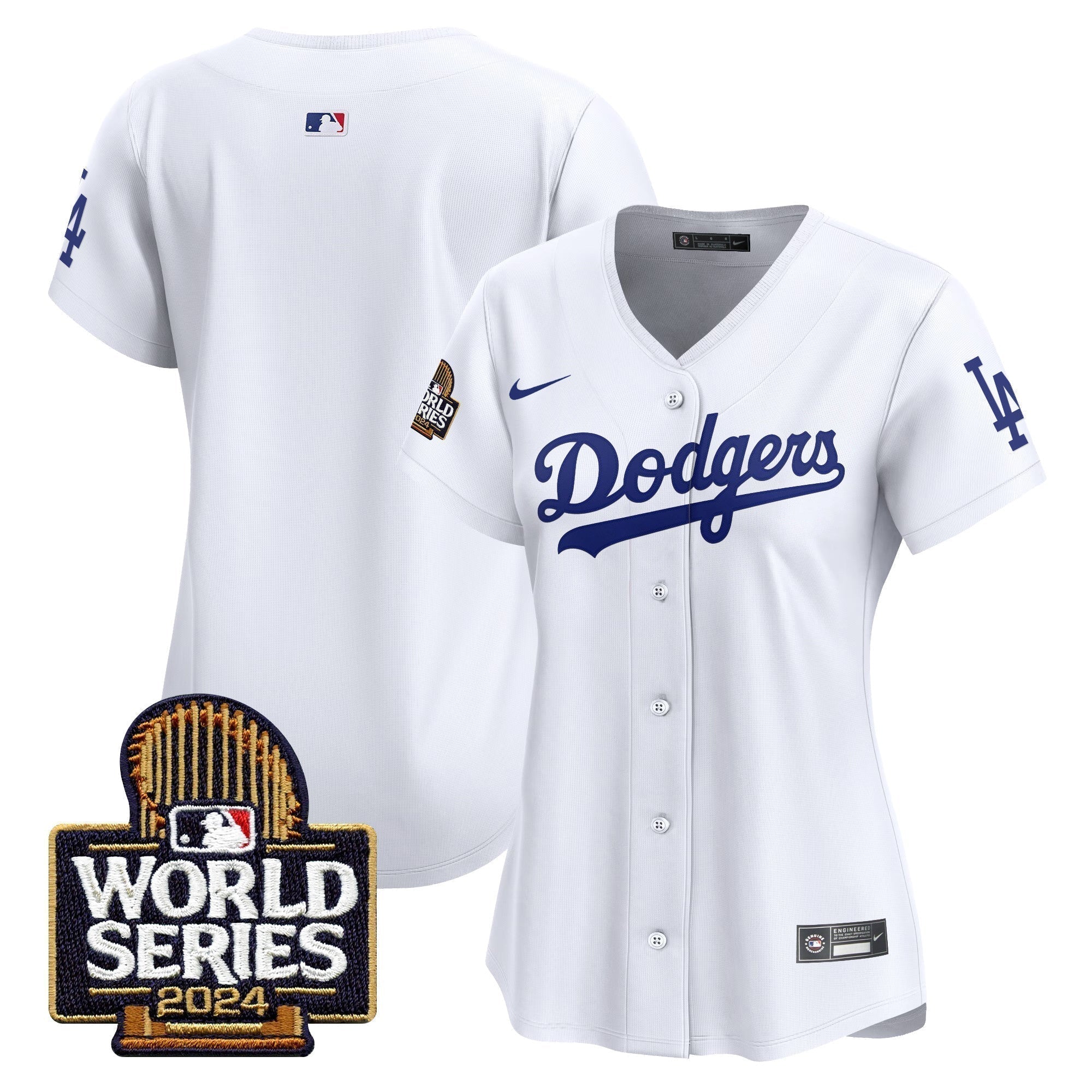 Women Dodgers 2024 World Series Vapor Premier Limited Jersey - Stitched
