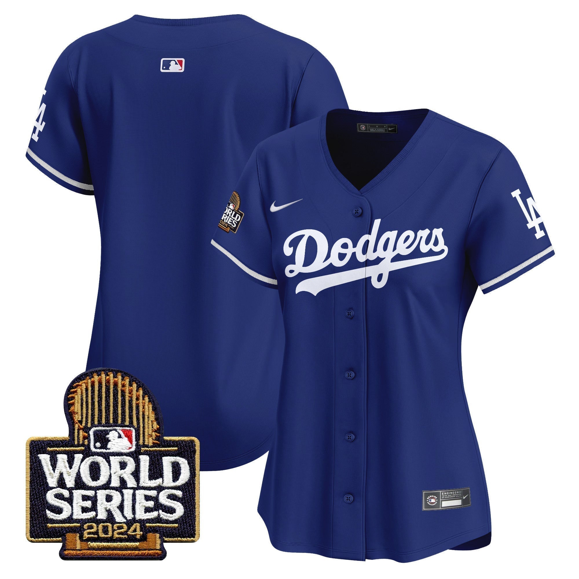 Women Dodgers 2024 World Series Vapor Premier Limited Jersey - Stitched