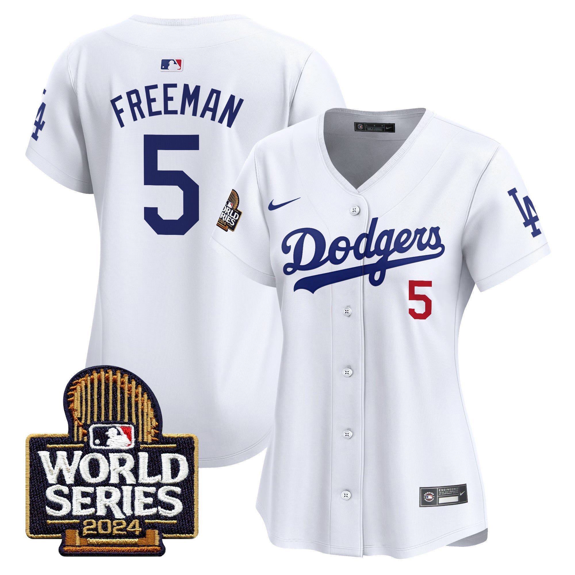 Women Dodgers 2024 World Series Vapor Premier Limited Jersey - Stitched