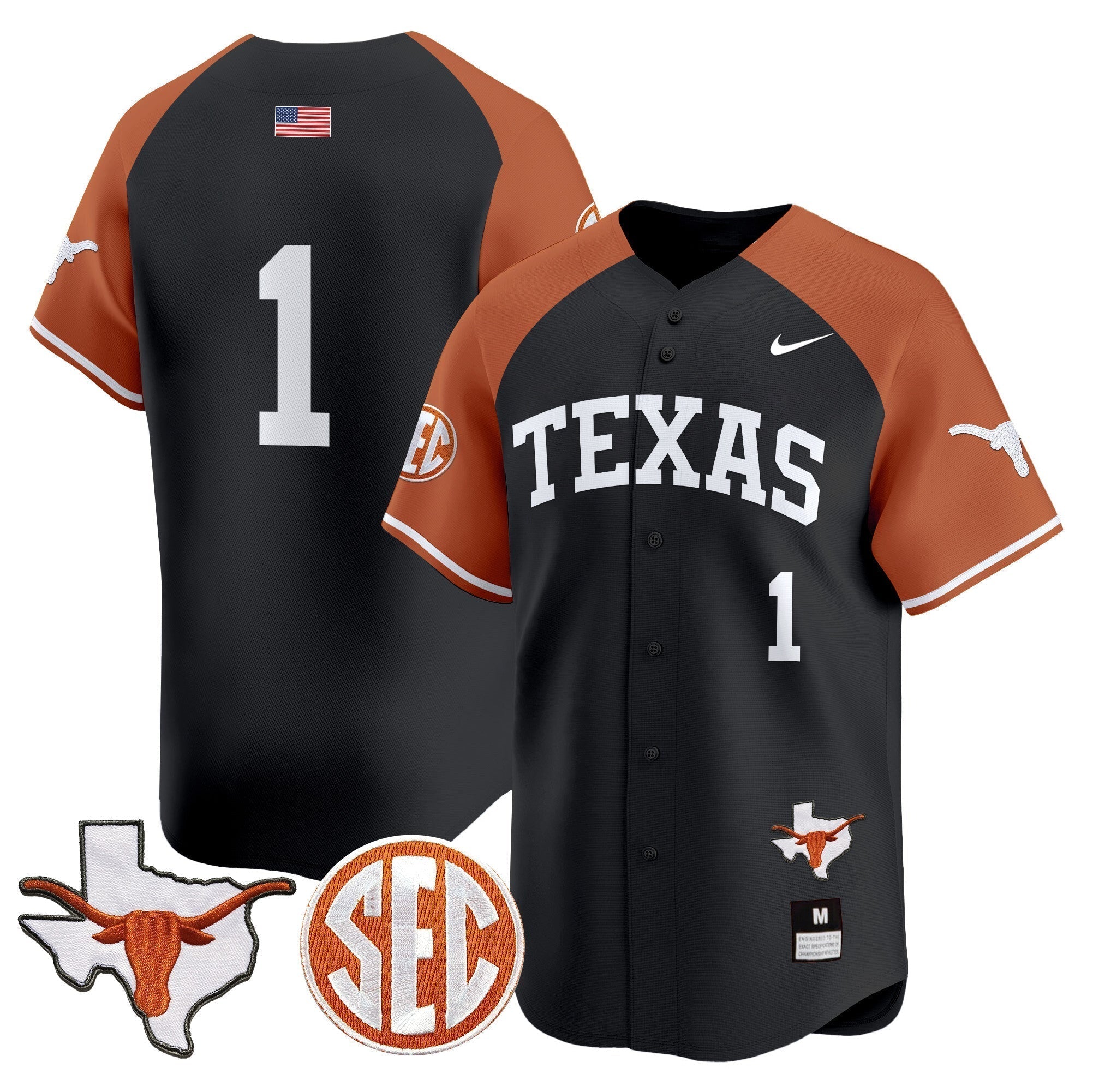 TEX 2024 Vapor Premier Baseball Jersey - Stitched