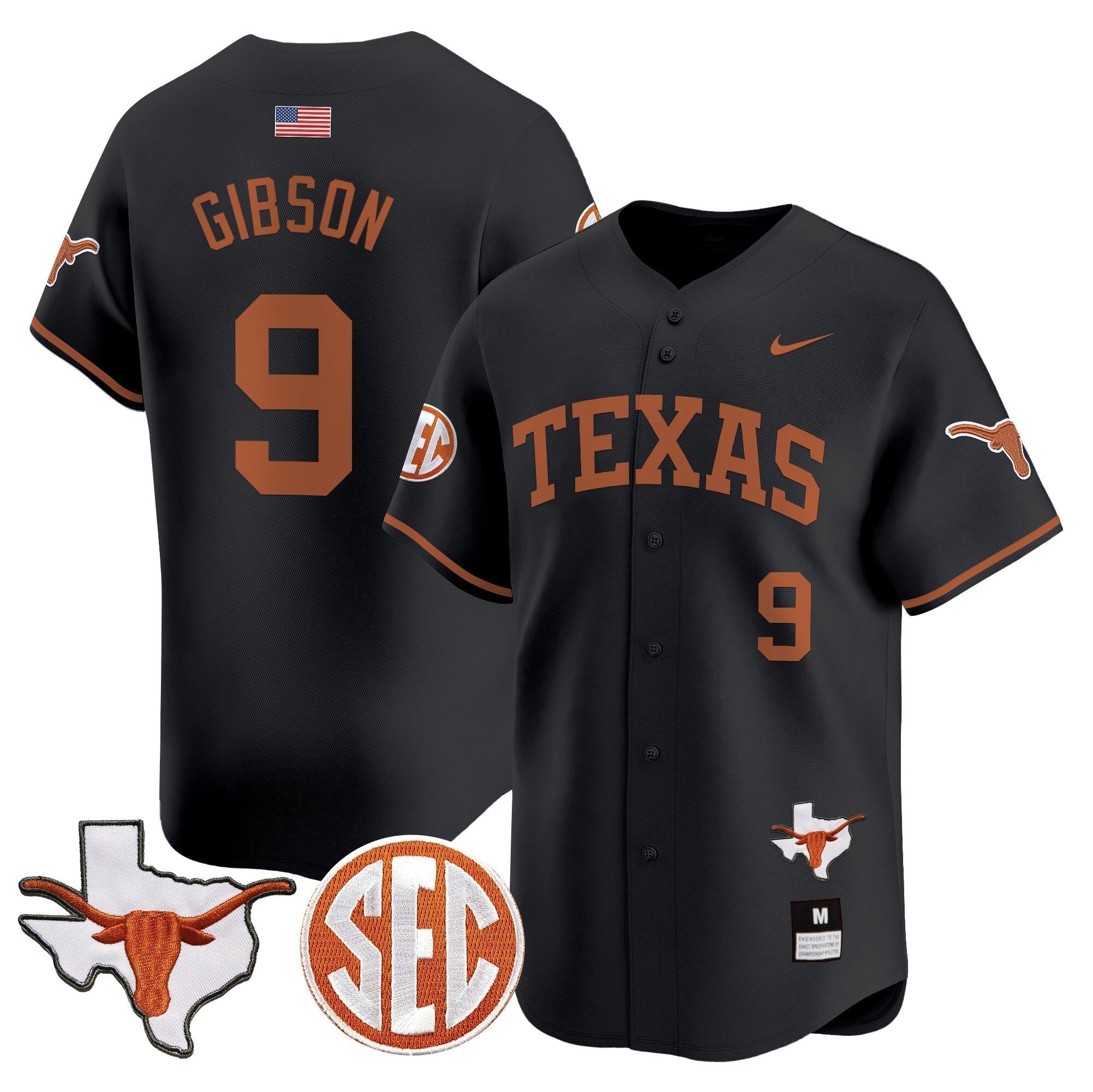 TEX 2024 Vapor Premier Baseball Jersey - Stitched