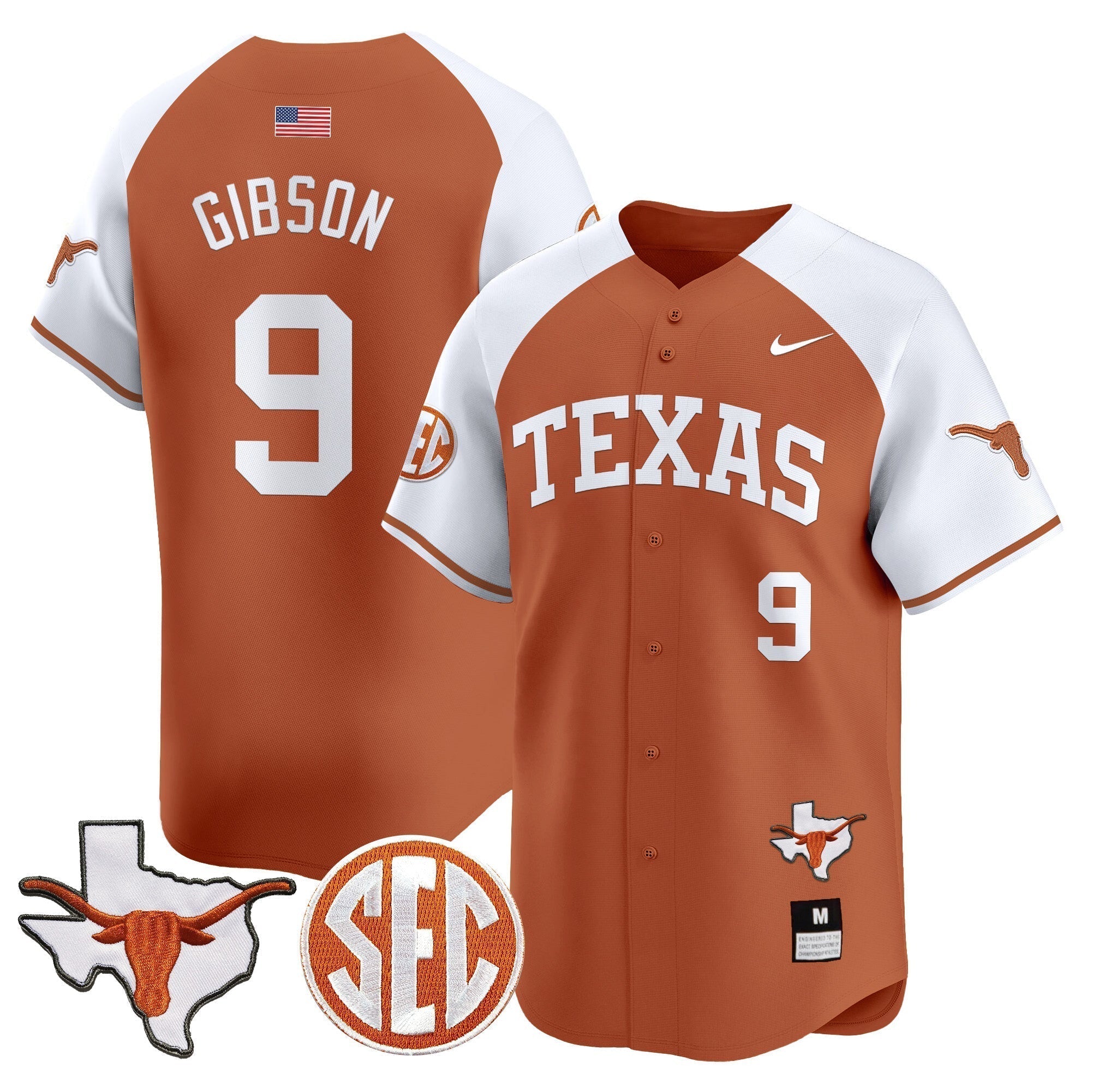 TEX 2024 Vapor Premier Baseball Jersey - Stitched