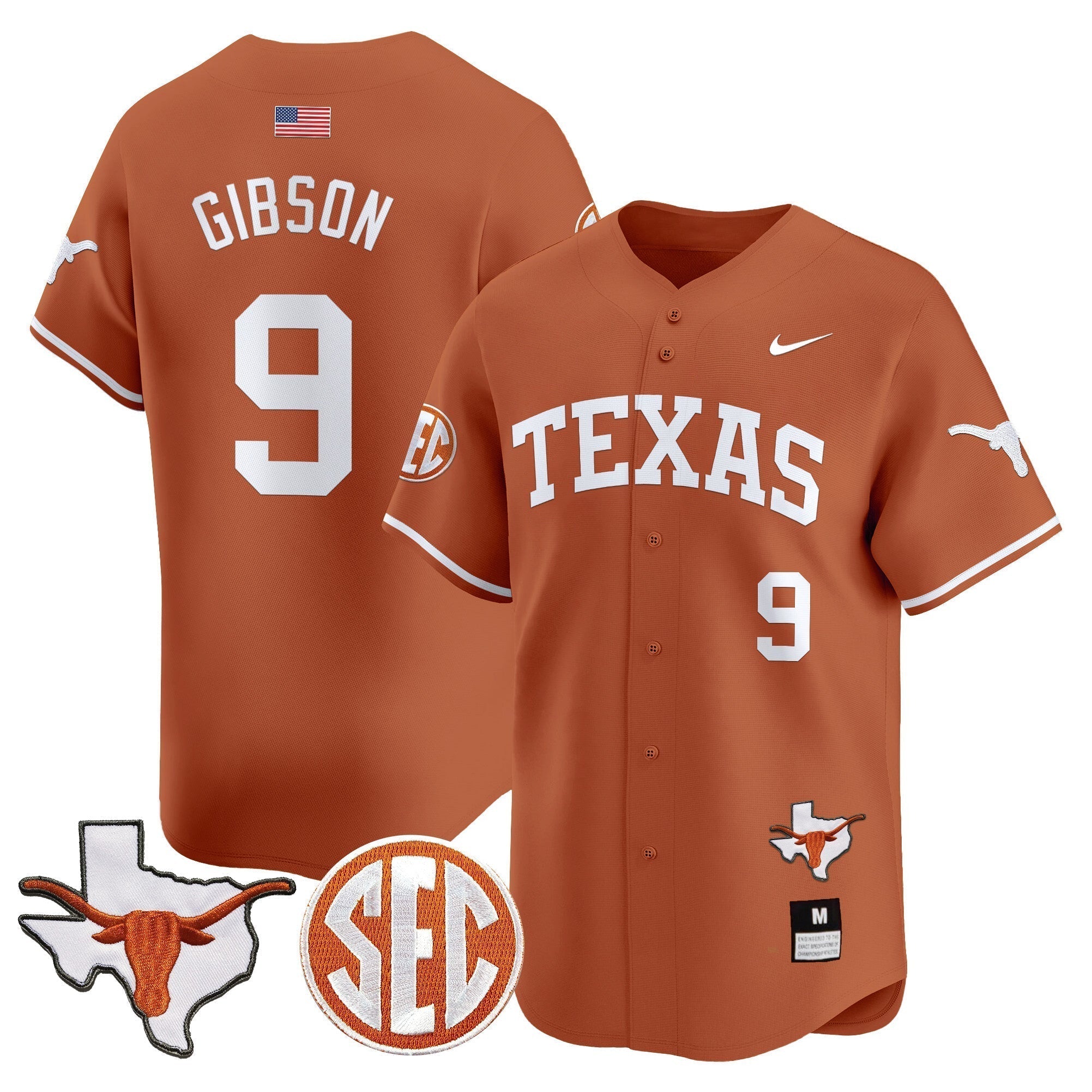 TEX 2024 Vapor Premier Baseball Jersey - Stitched