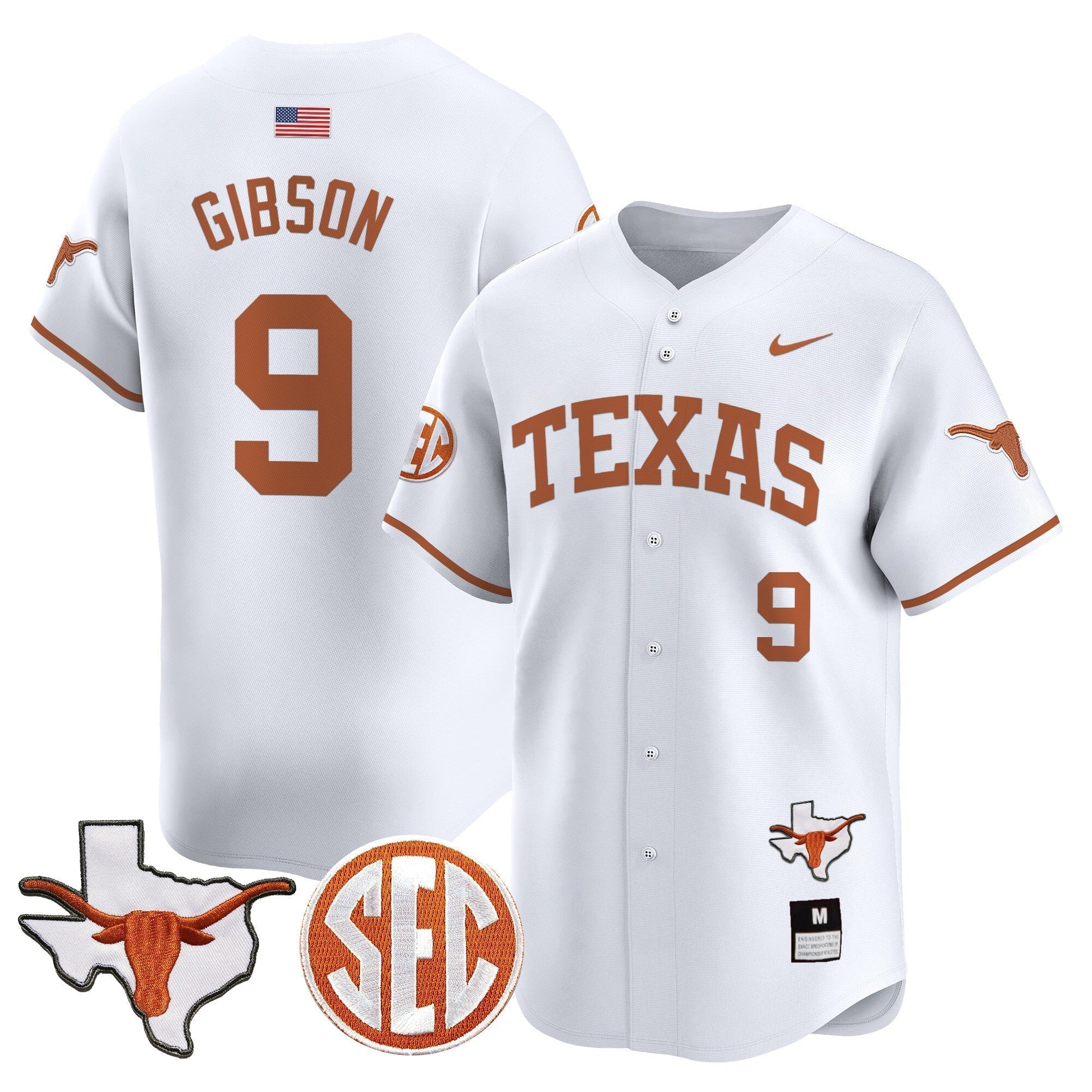 TEX 2024 Vapor Premier Baseball Jersey - Stitched
