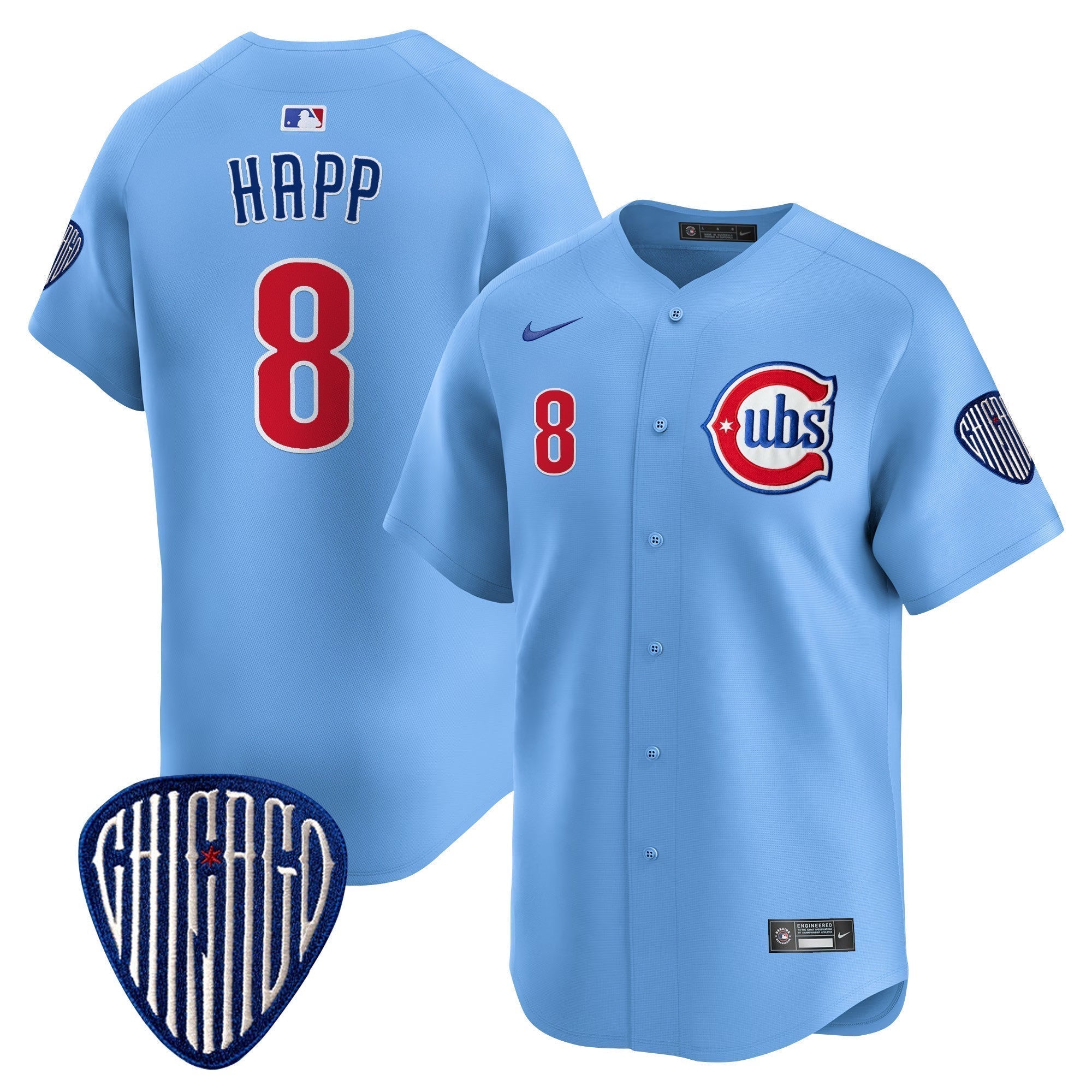 CHC Blue Alternate Vapor Premier Limited Jersey - Stitched