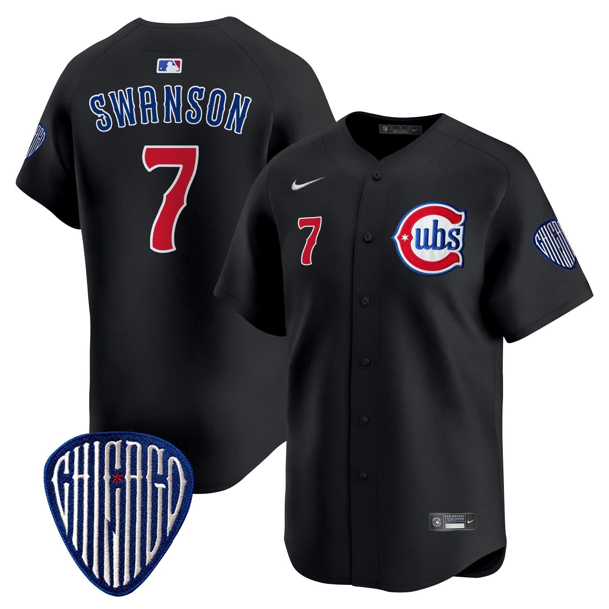 CHC Blue Alternate Vapor Premier Limited Jersey - Stitched