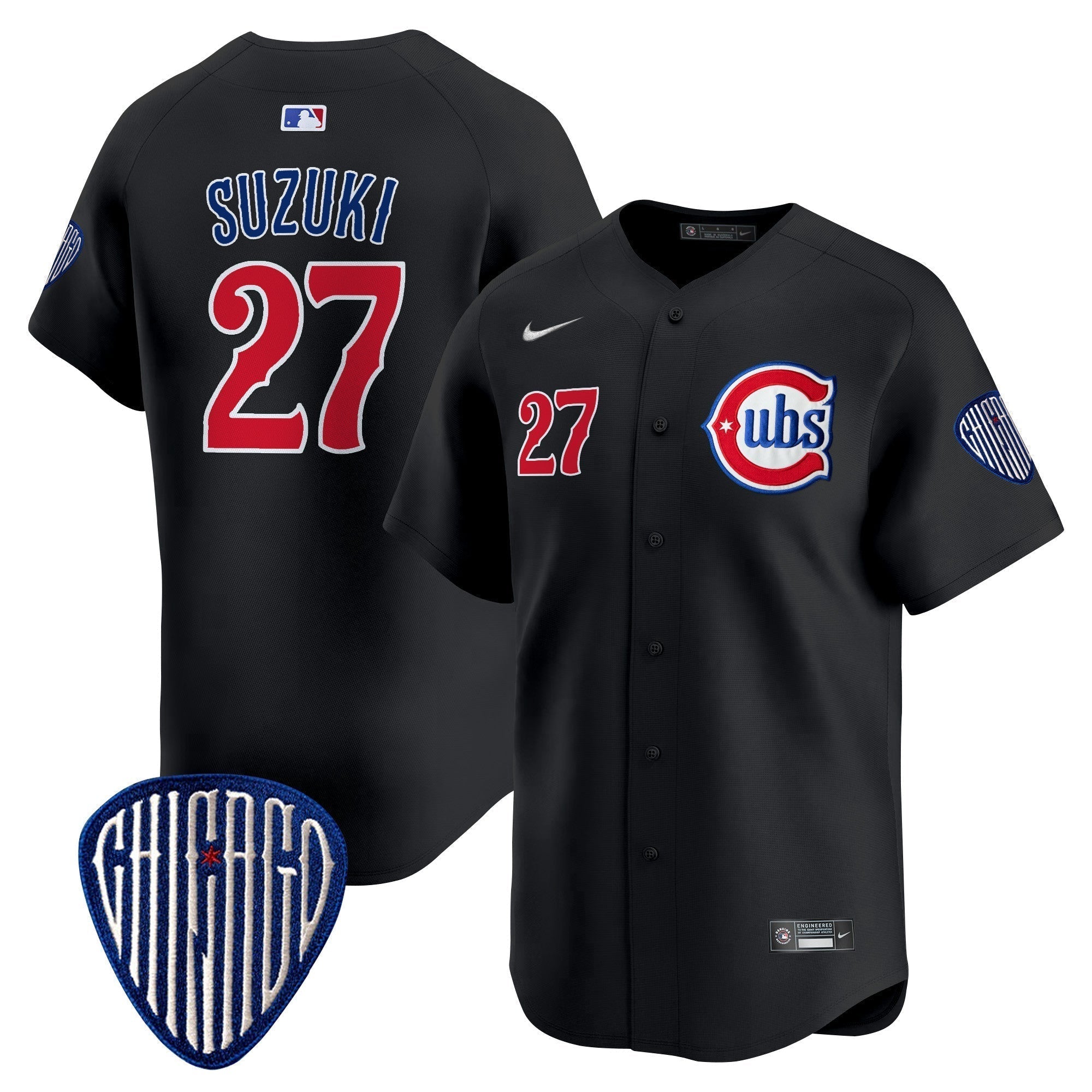 CHC Blue Alternate Vapor Premier Limited Jersey - Stitched
