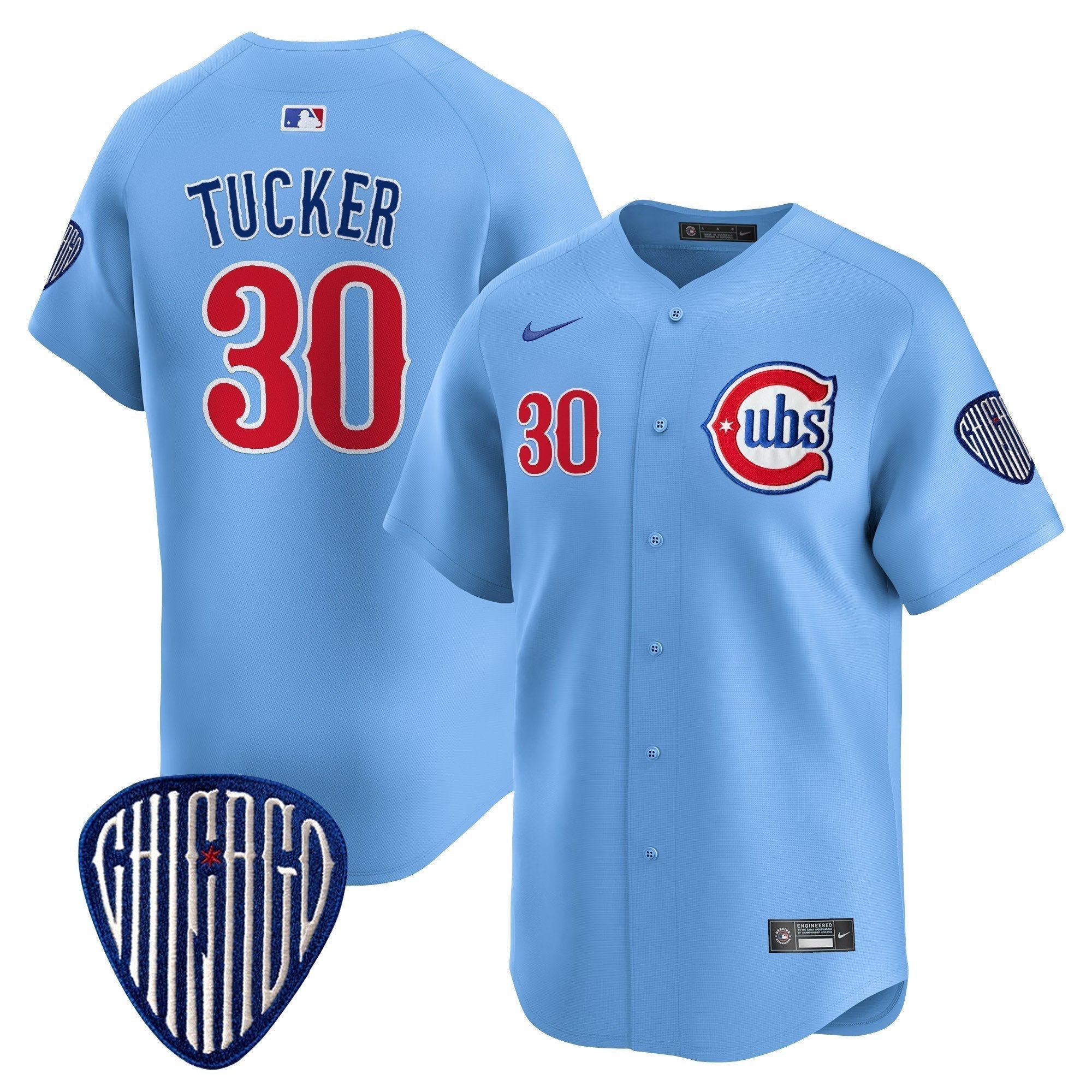 CHC Blue Alternate Vapor Premier Limited Jersey - Stitched