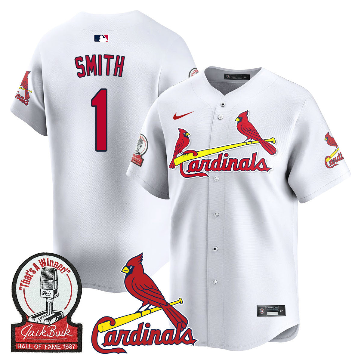 STL Jack Buck Limited Jersey - Stitched