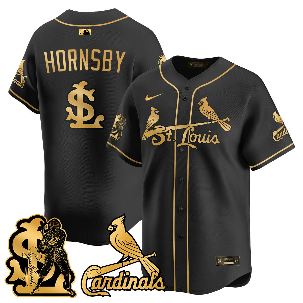 STL Rogers Hornsby Jersey - Stitched