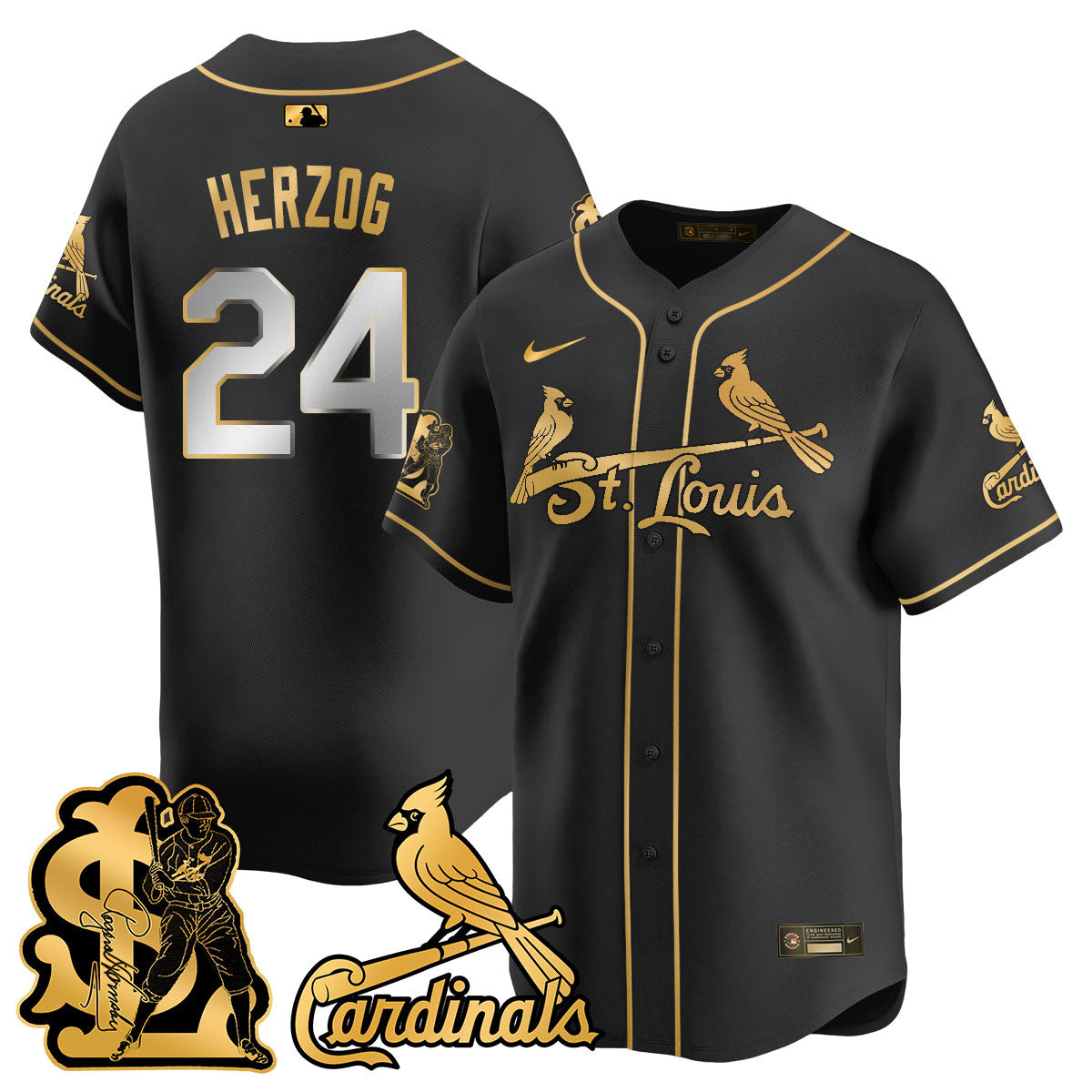 STL Rogers Hornsby Jersey - Stitched