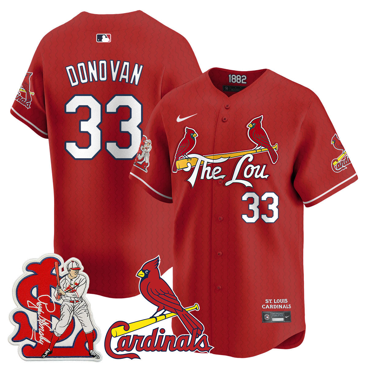 STL Rogers Hornsby Jersey - Stitched