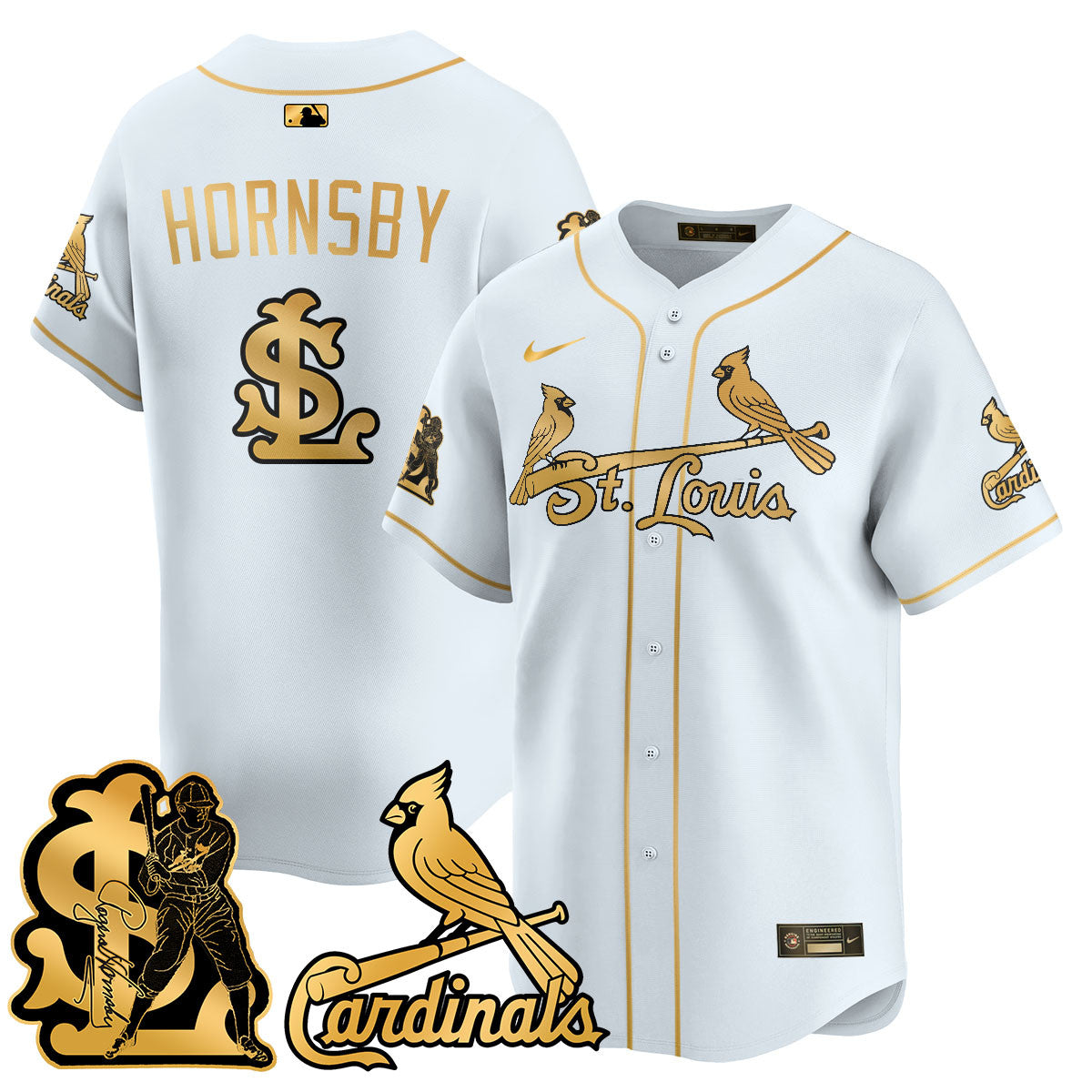 STL Rogers Hornsby Jersey - Stitched