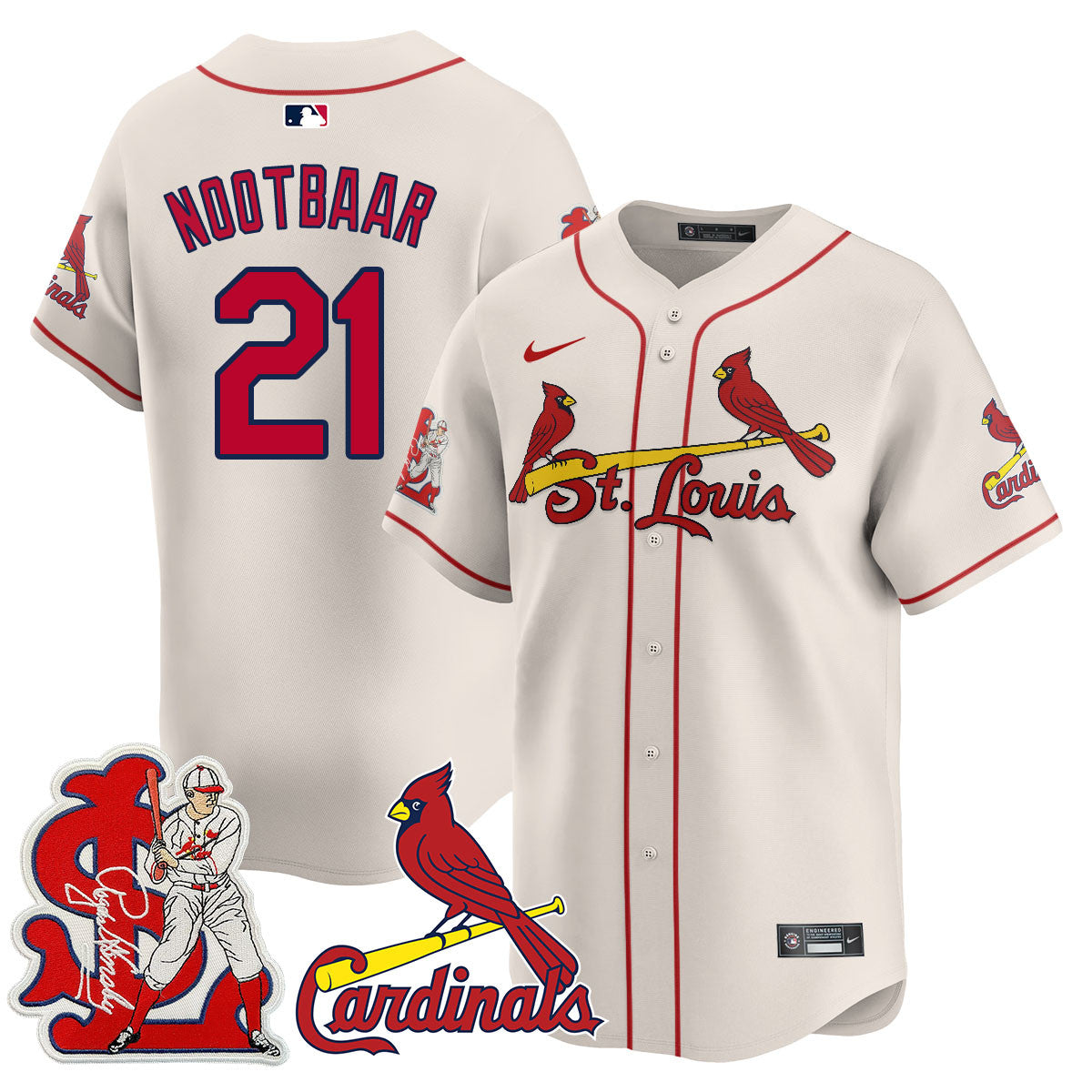 STL Rogers Hornsby Jersey - Stitched