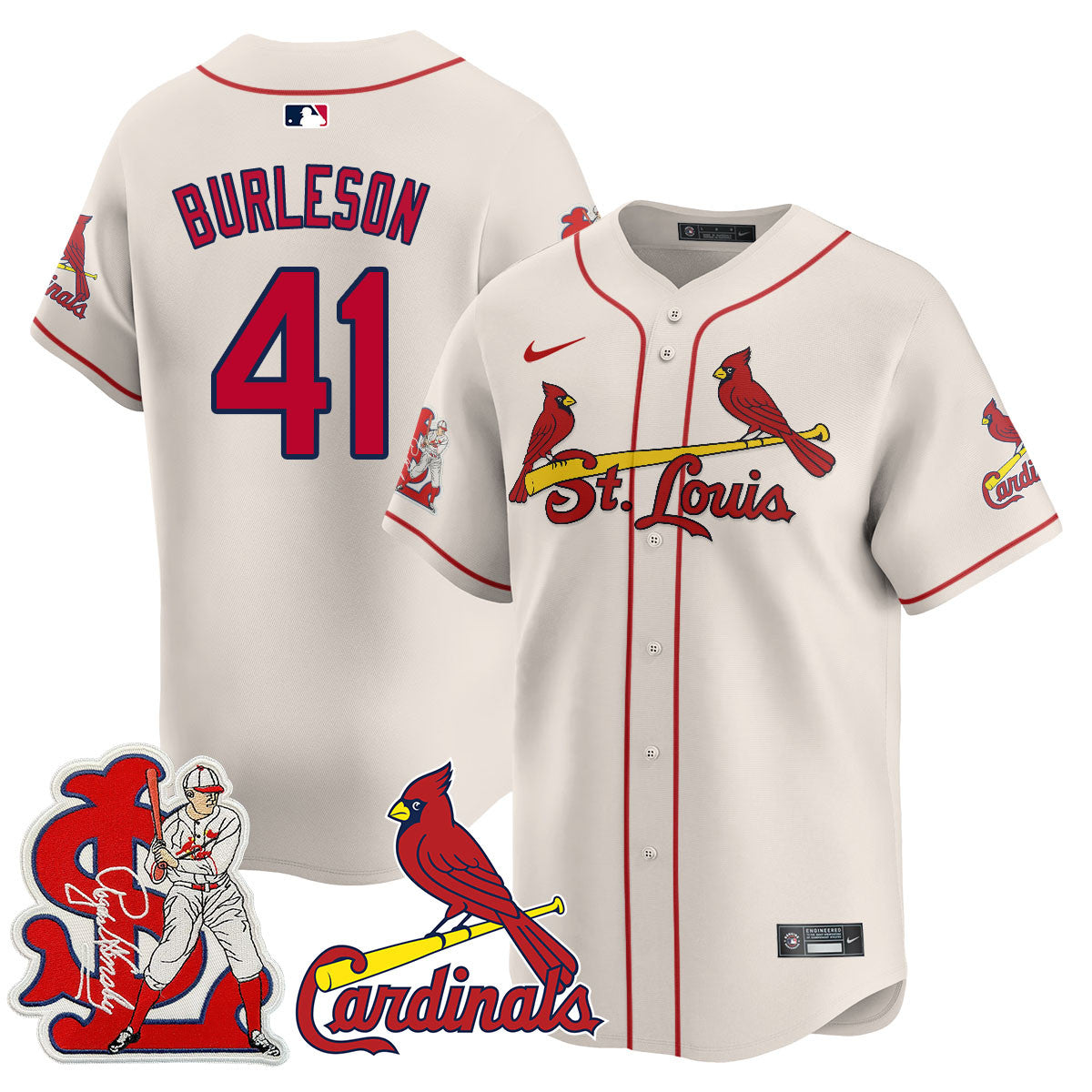 STL Rogers Hornsby Jersey - Stitched