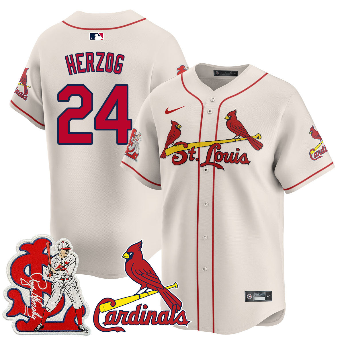 STL Rogers Hornsby Jersey - Stitched