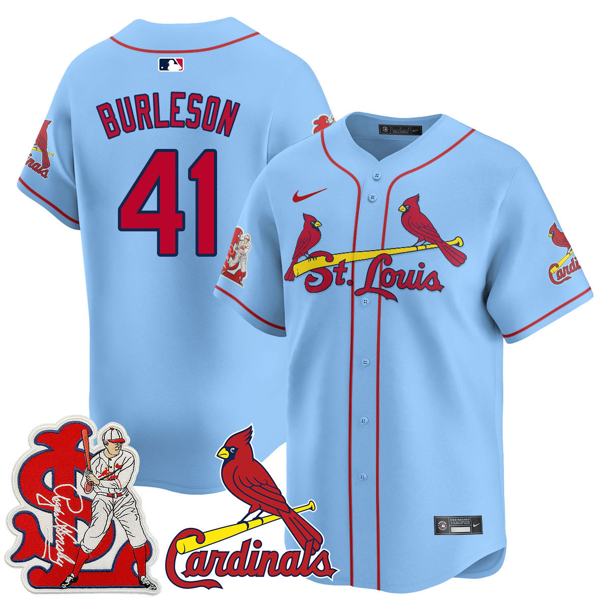 STL Rogers Hornsby Jersey - Stitched