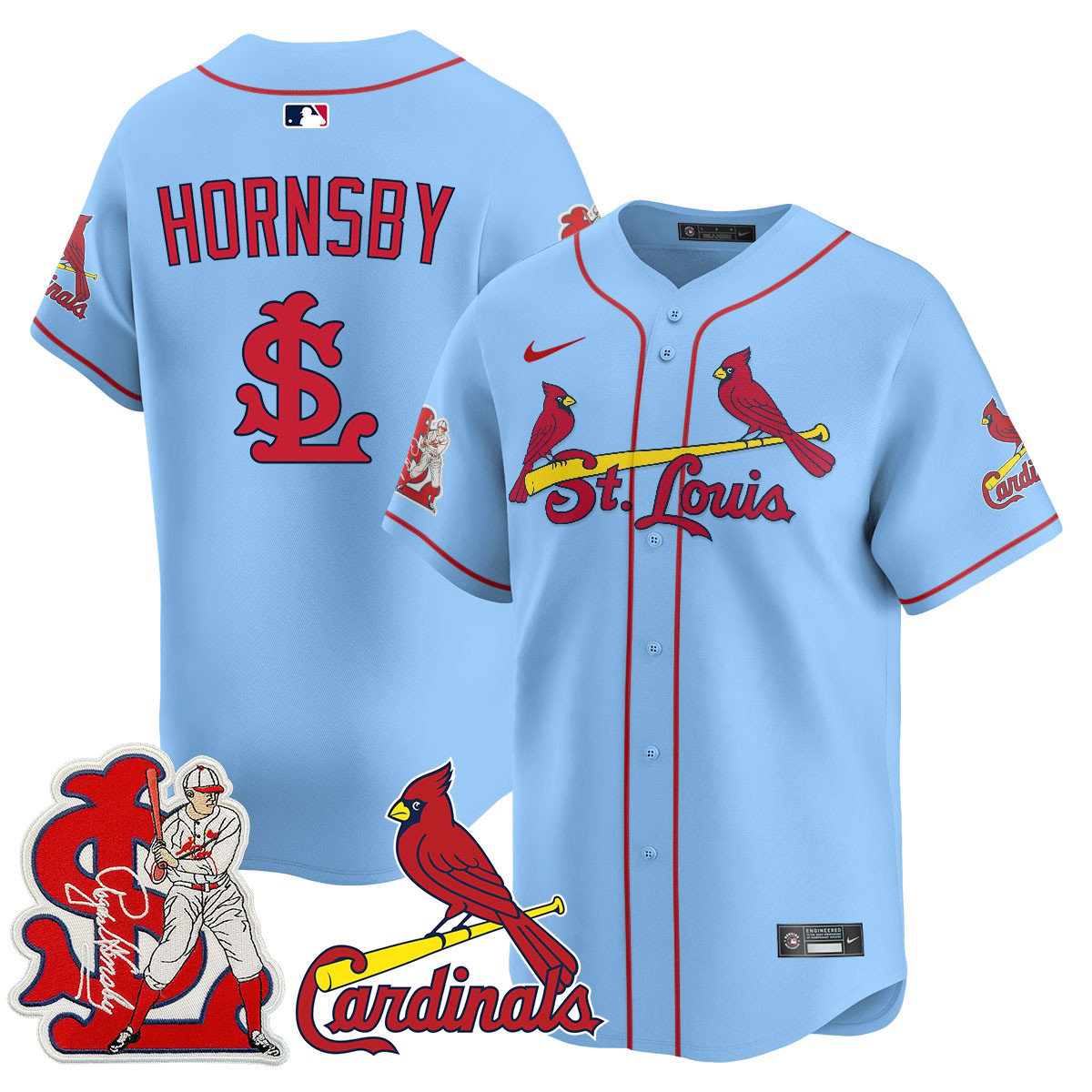 STL Rogers Hornsby Jersey - Stitched