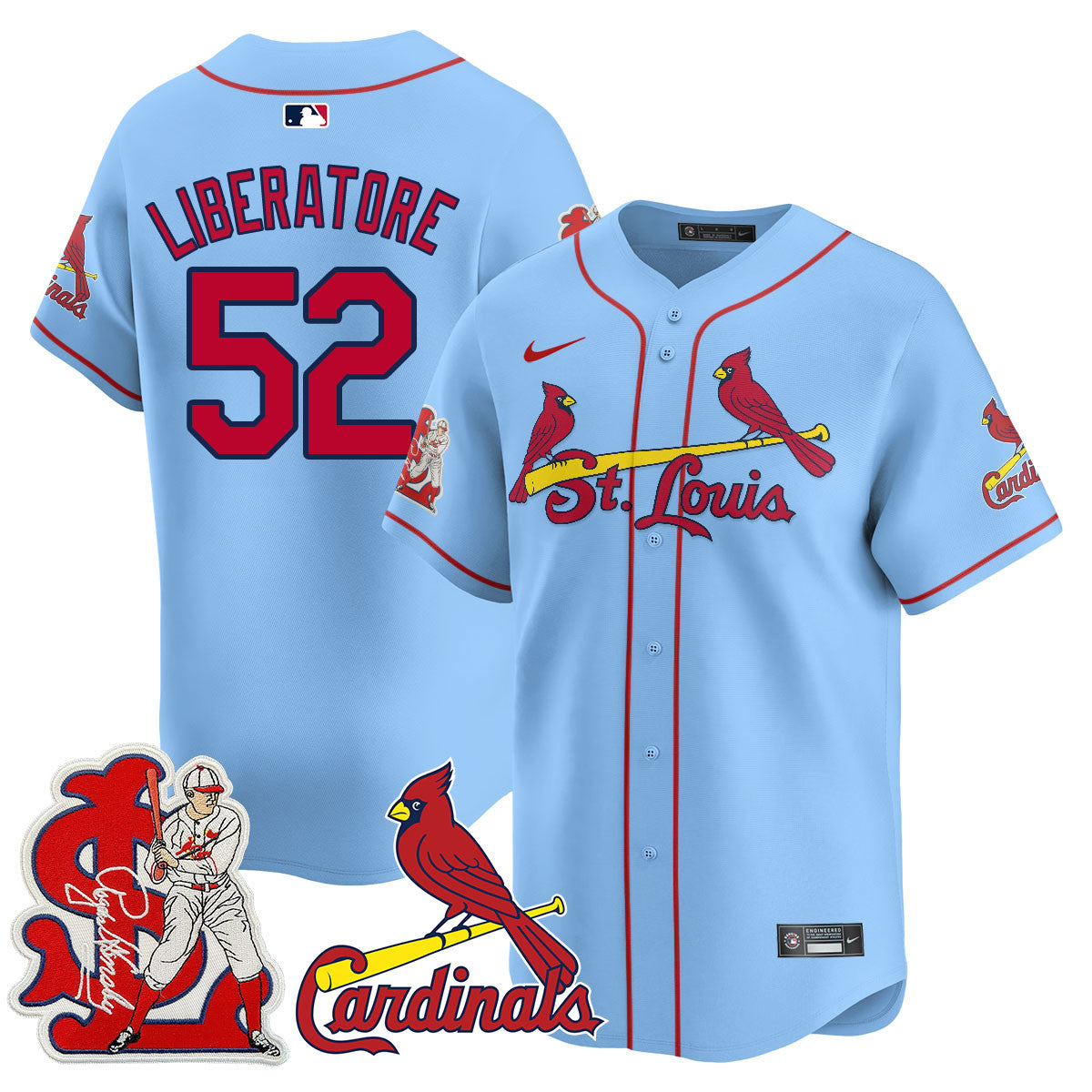 STL Rogers Hornsby Jersey - Stitched
