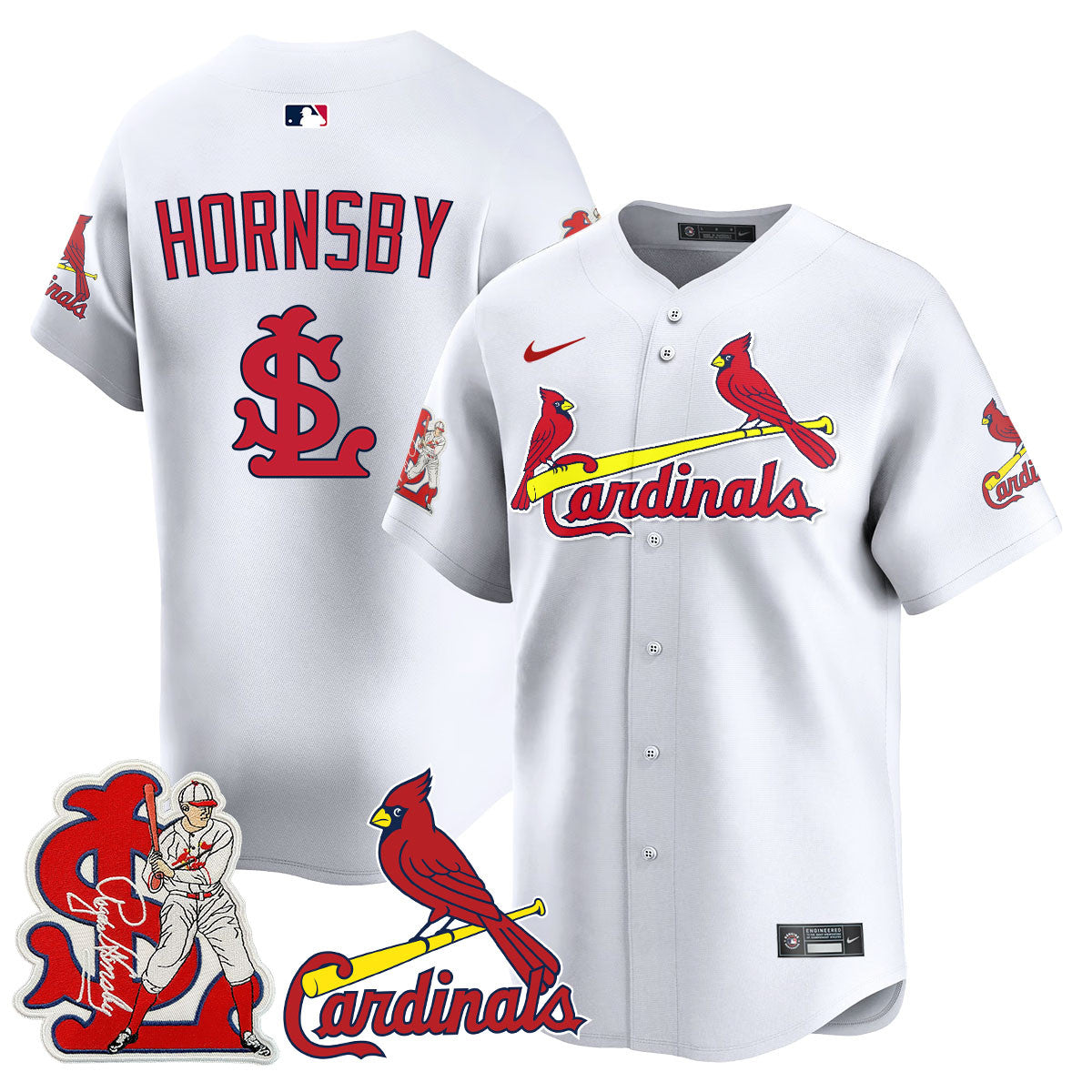 STL Rogers Hornsby Jersey - Stitched