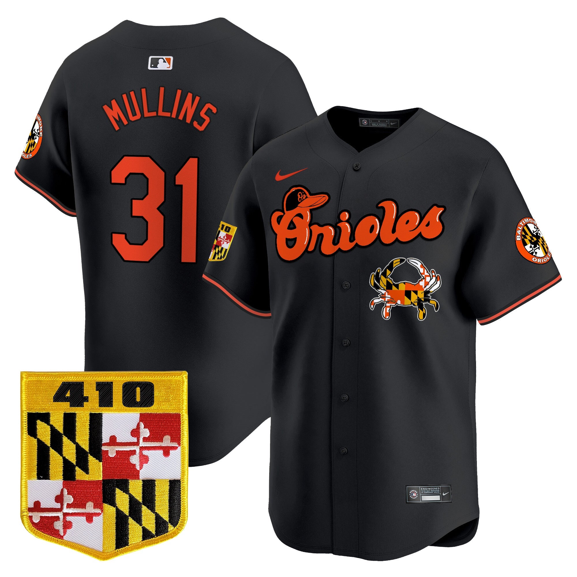 BAL 410 & Chesapeake Crab Patch Vapor Premier Limited Jersey - Stitched (8)