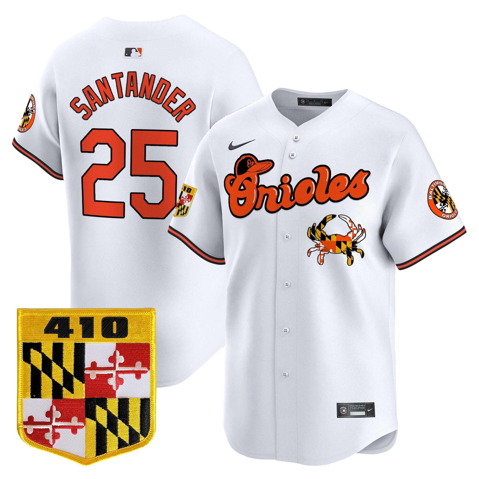 BAL 410 & Chesapeake Crab Patch Vapor Premier Limited Jersey - Stitched