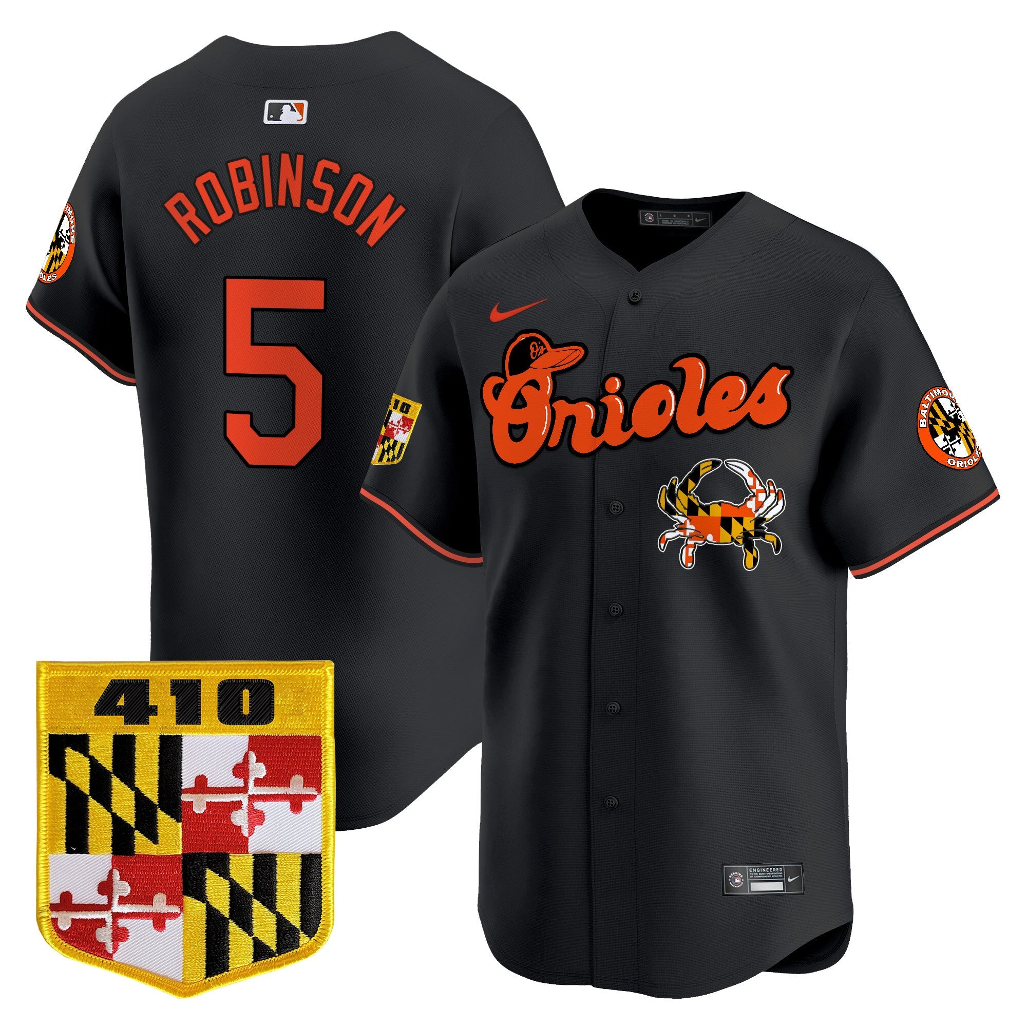 BAL 410 & Chesapeake Crab Patch Vapor Premier Limited Jersey - Stitched (2)