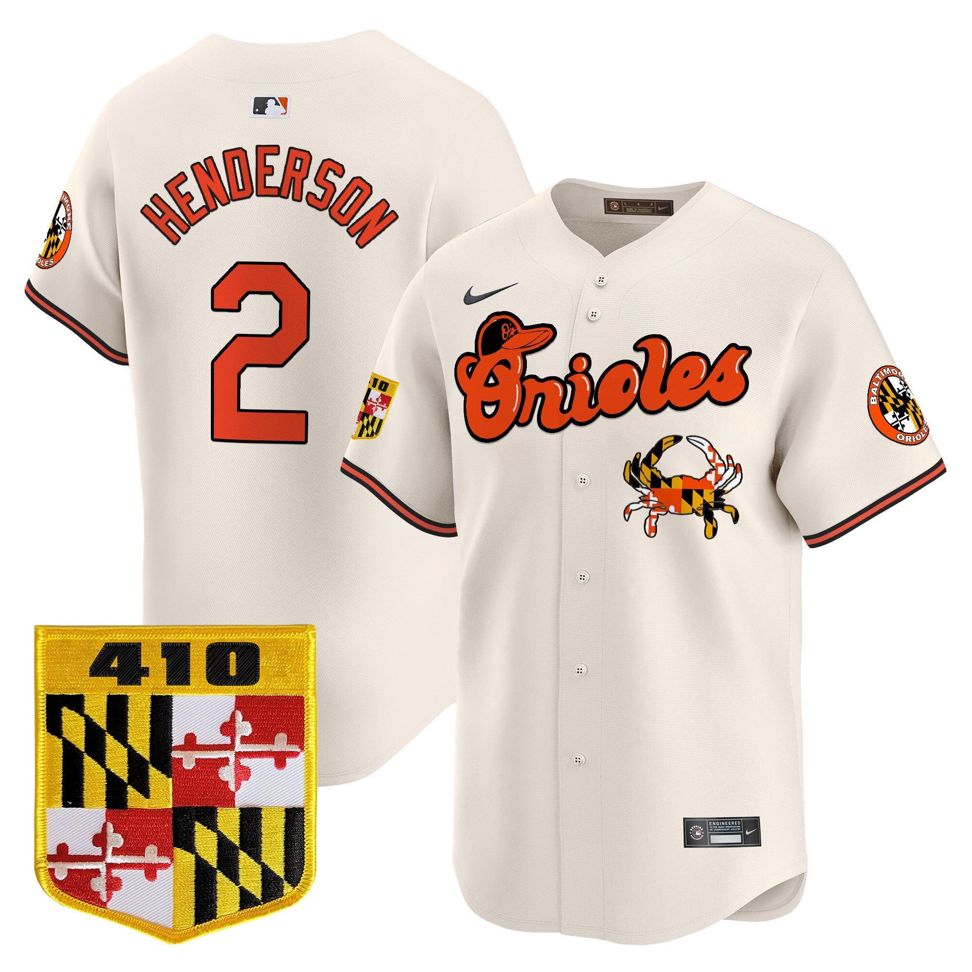 BAL 410 & Chesapeake Crab Patch Vapor Premier Limited Jersey - Stitched (2)