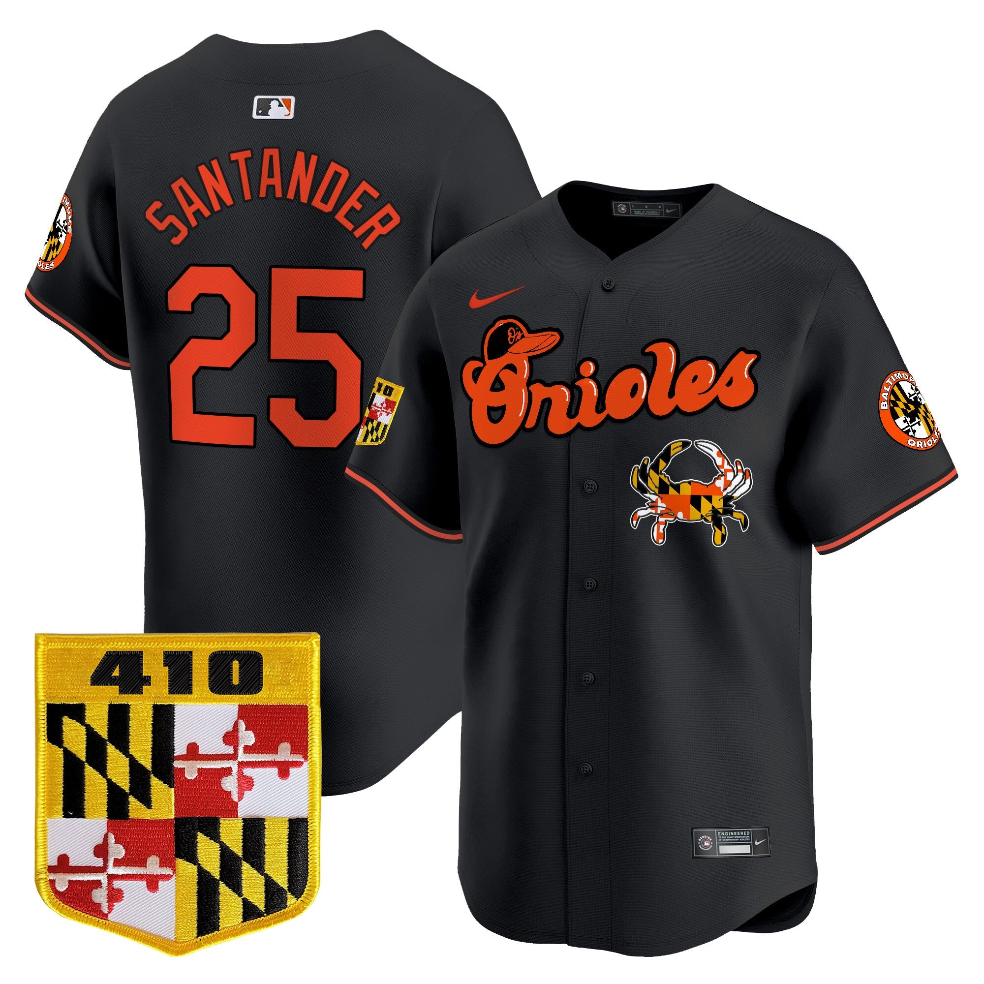 BAL 410 & Chesapeake Crab Patch Vapor Premier Limited Jersey - Stitched (2)