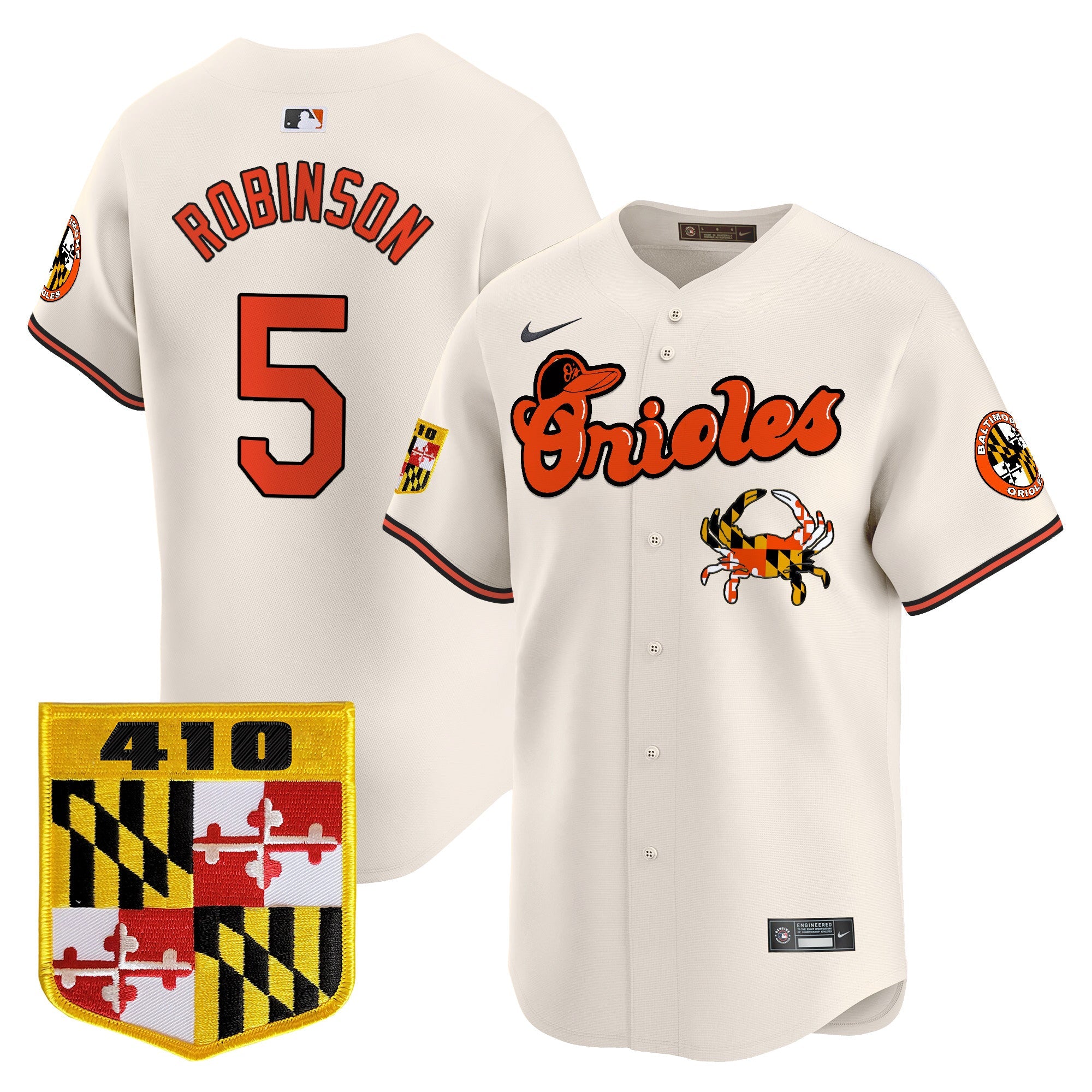 BAL 410 & Chesapeake Crab Patch Vapor Premier Limited Jersey - Stitched (2)