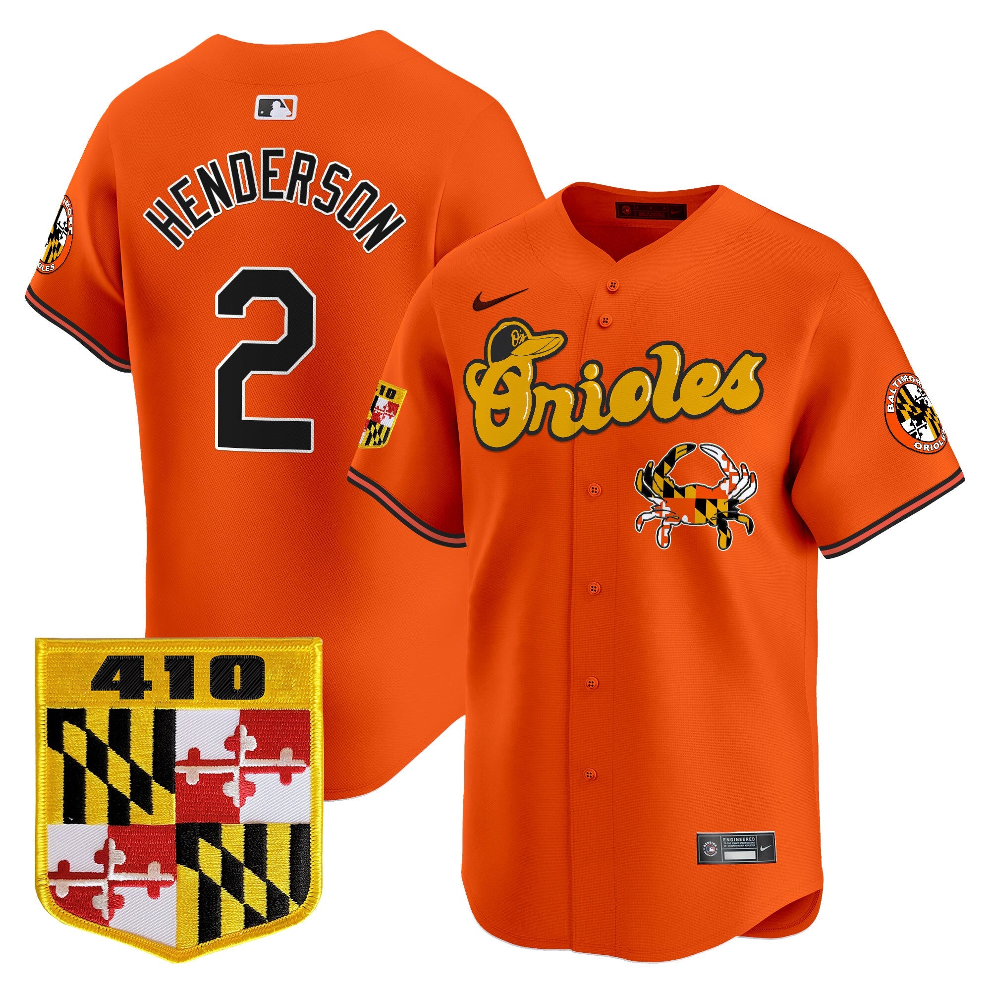 BAL 410 & Chesapeake Crab Patch Vapor Premier Limited Jersey - Stitched (8)