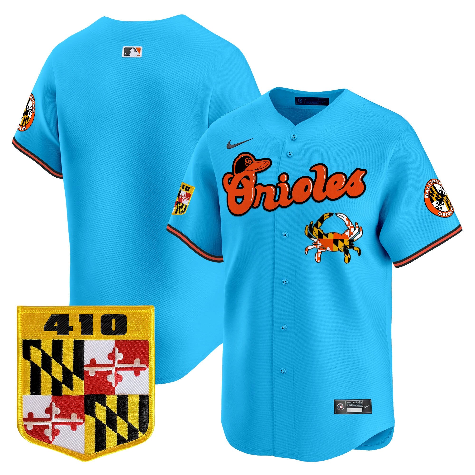 BAL 410 & Chesapeake Crab Patch Vapor Premier Limited Jersey - Stitched (2)