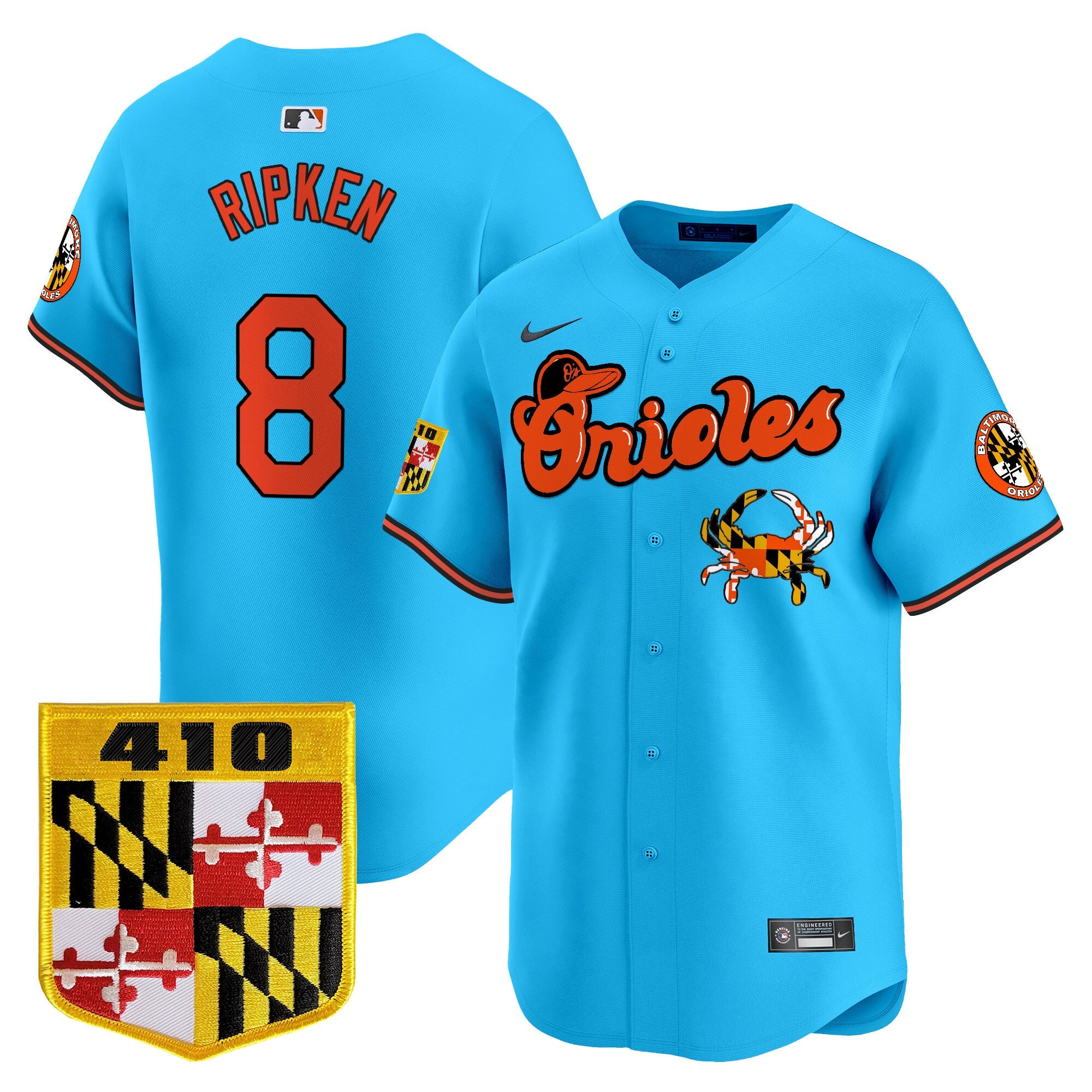 BAL 410 & Chesapeake Crab Patch Vapor Premier Limited Jersey - Stitched (2)