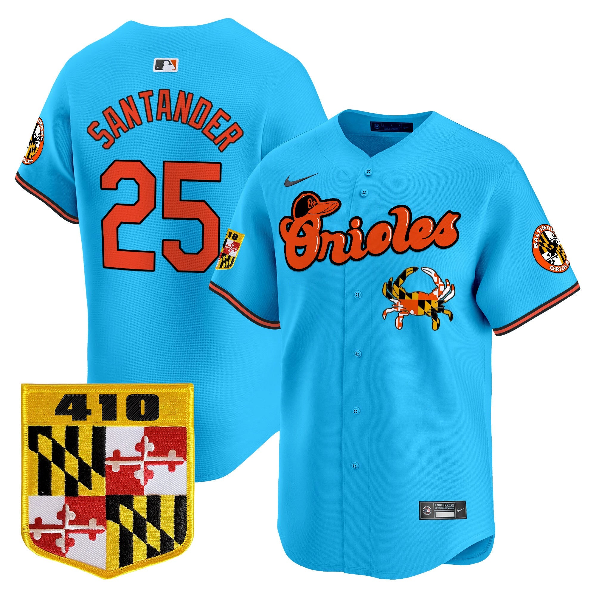 BAL 410 & Chesapeake Crab Patch Vapor Premier Limited Jersey - Stitched (2)
