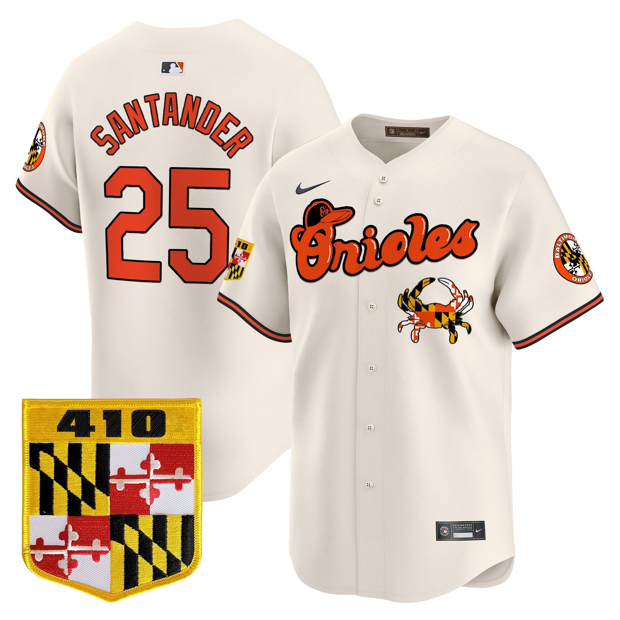 BAL 410 & Chesapeake Crab Patch Vapor Premier Limited Jersey - Stitched (8)