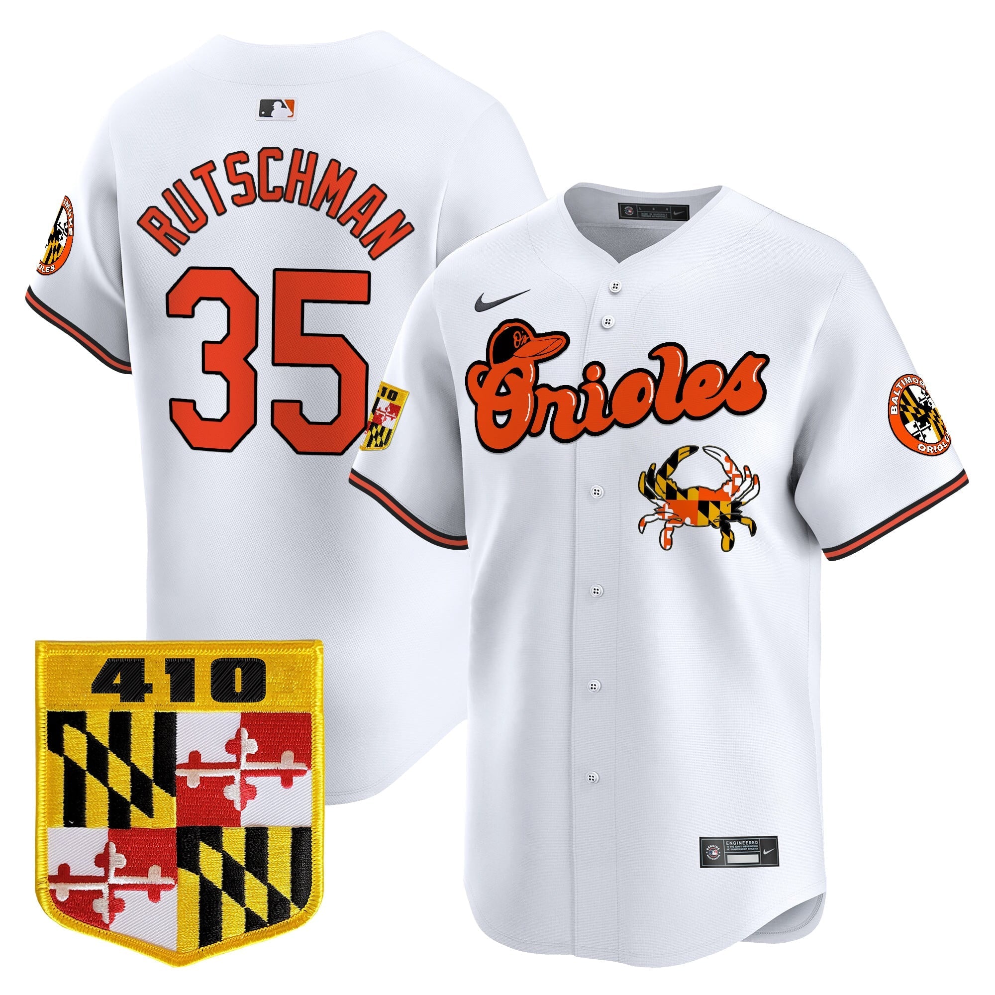 BAL 410 & Chesapeake Crab Patch Vapor Premier Limited Jersey - Stitched