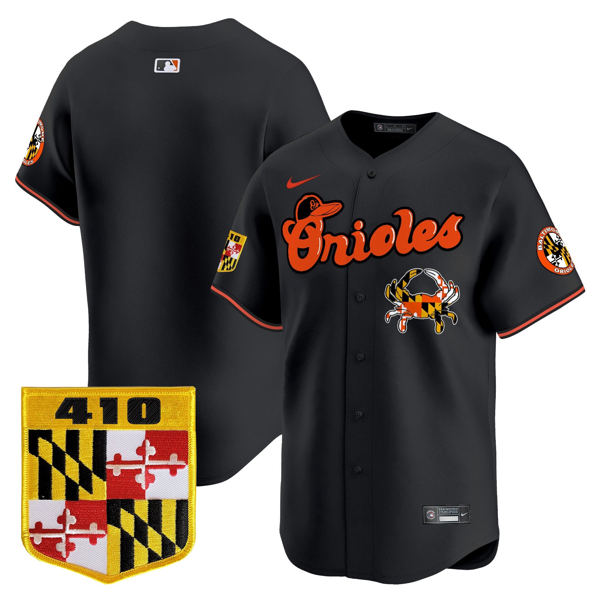 BAL 410 & Chesapeake Crab Patch Vapor Premier Limited Jersey - Stitched